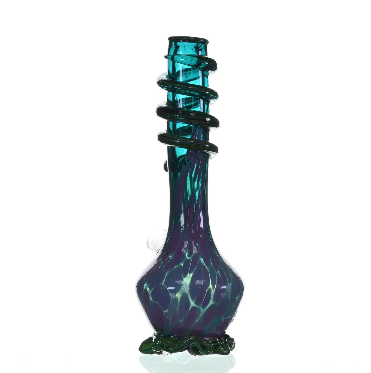 SPECIAL K GLASS Soft Glass Large Cookie Handle #194 waterpipe with 18mm joint