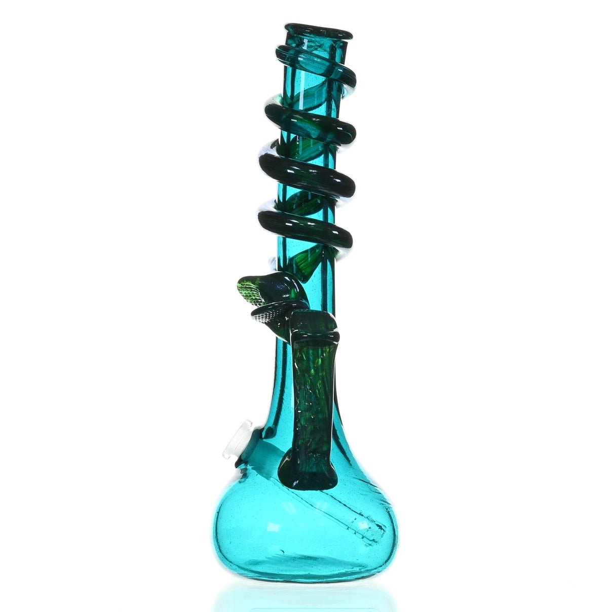 SPECIAL K GLASS Soft Glass Large Cookie Handle #196 Close-up Detail of Glass Art