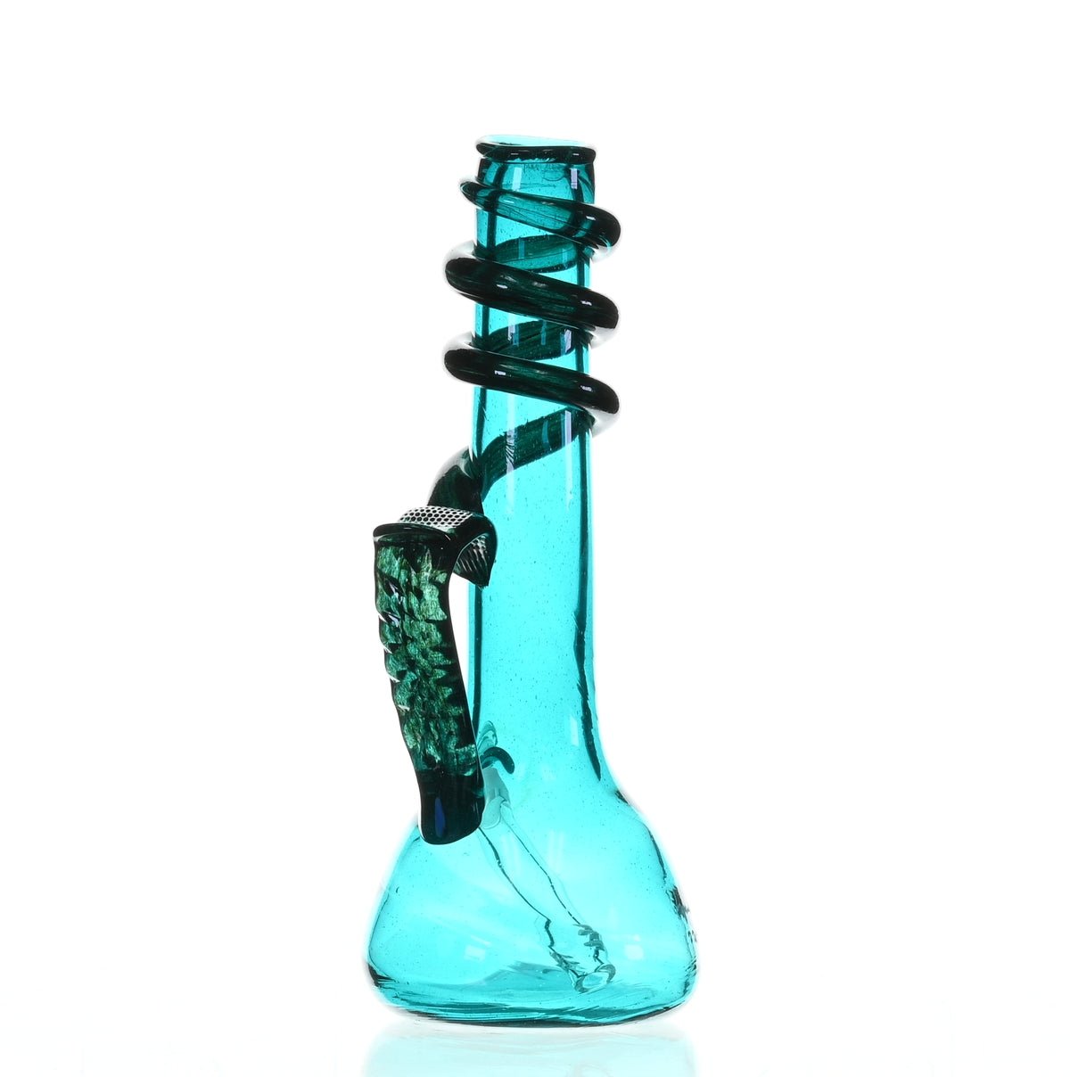 Elegant design of SPECIAL K GLASS Soft Glass Large Cookie Handle #197 waterpipe