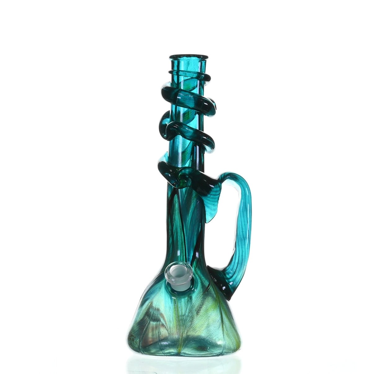 SPECIAL K GLASS Soft Glass Large Cookie Handle #199 Premium American Glass Waterpipe