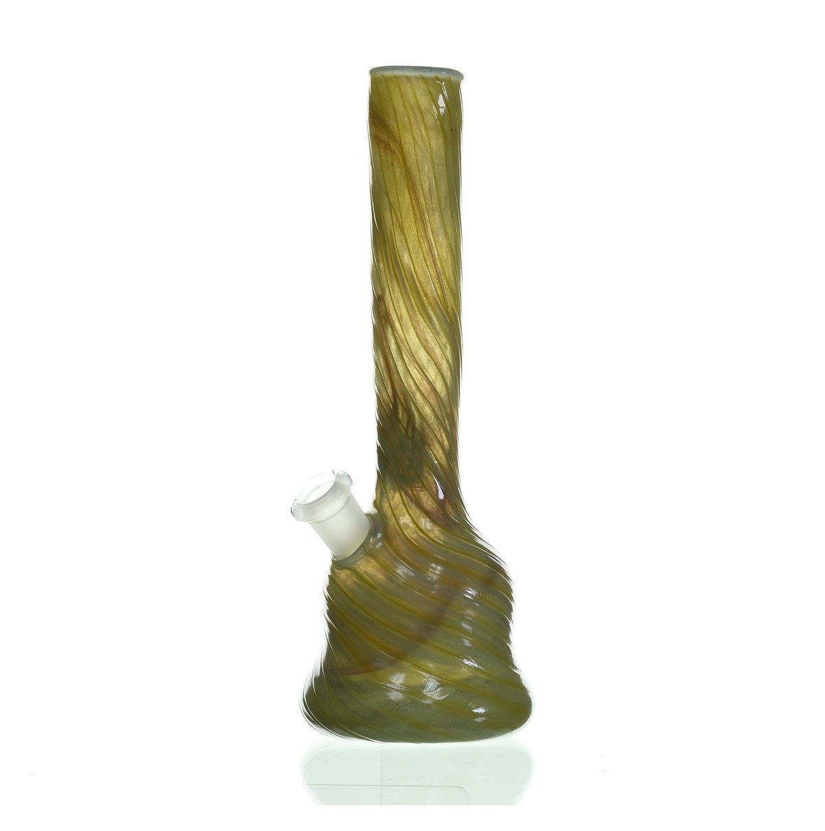 Special K Glass Soft Glass Medium Bullet #128 side view showcasing glass art fusion design