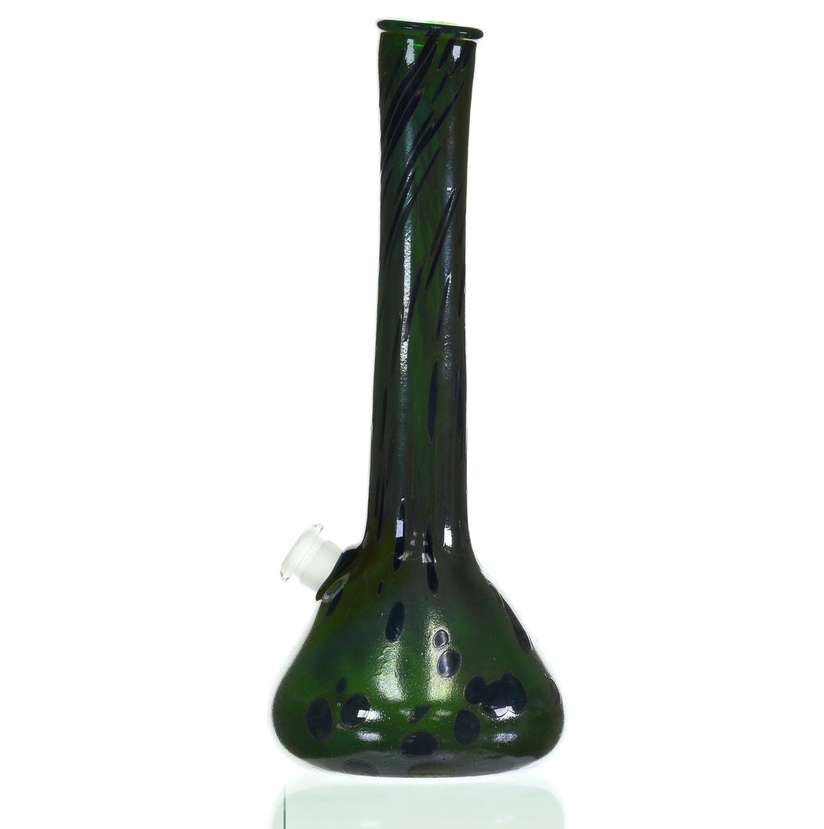 Close-up of SPECIAL K GLASS Soft Glass Medium Bullet #143 joint and downstem