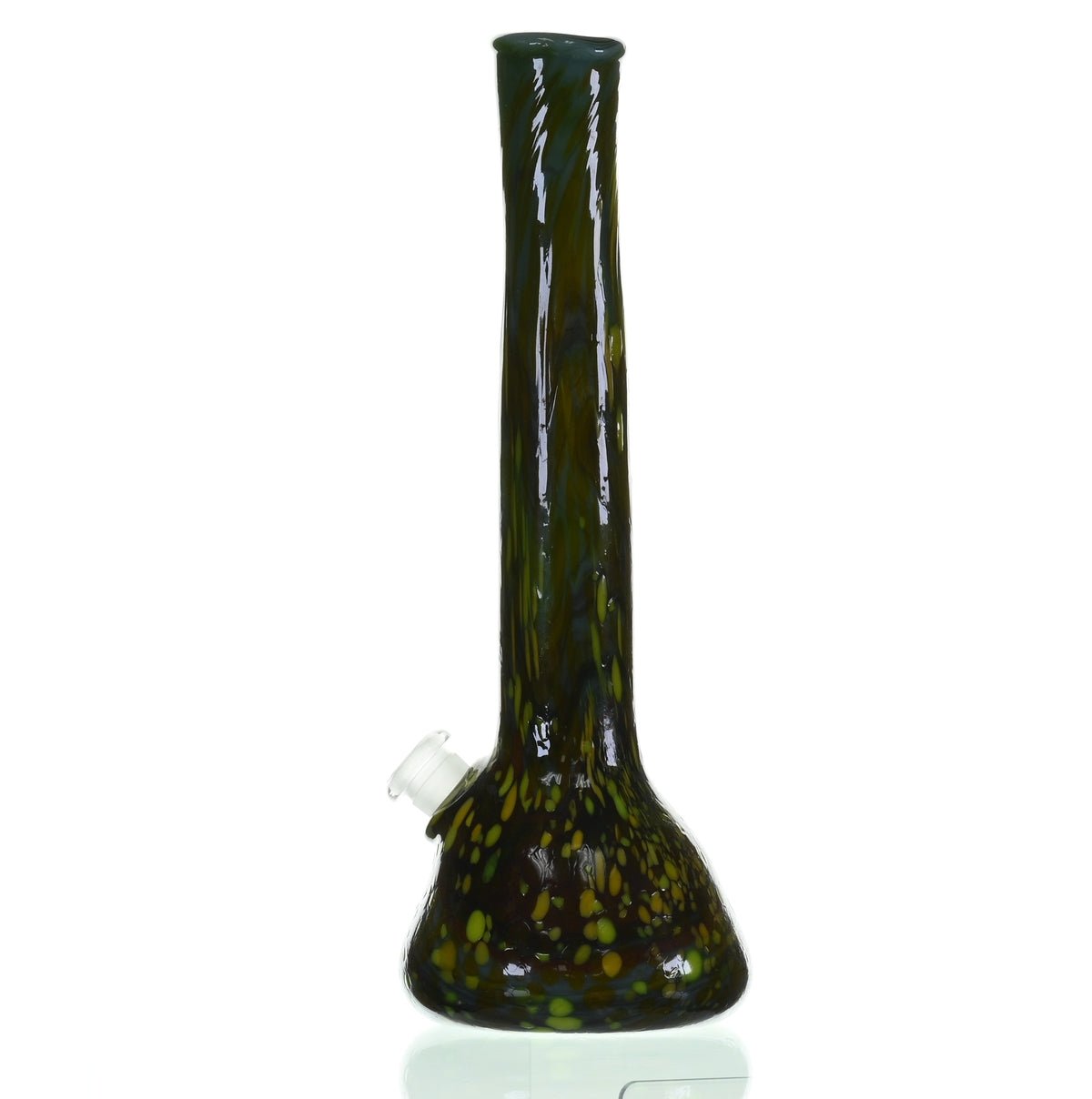 Close-up of SPECIAL K GLASS Soft Glass Medium Bullet #145 joint and downstem