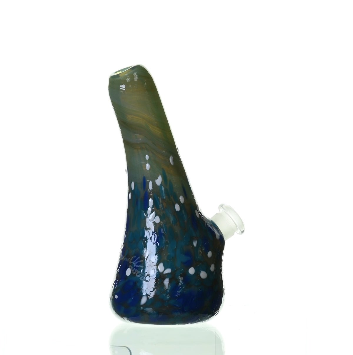 Premium soft glass waterpipe SPECIAL K GLASS Medium Cone #122