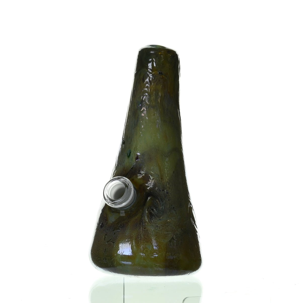 Side view of SPECIAL K GLASS Soft Glass Medium Cone #123 waterpipe