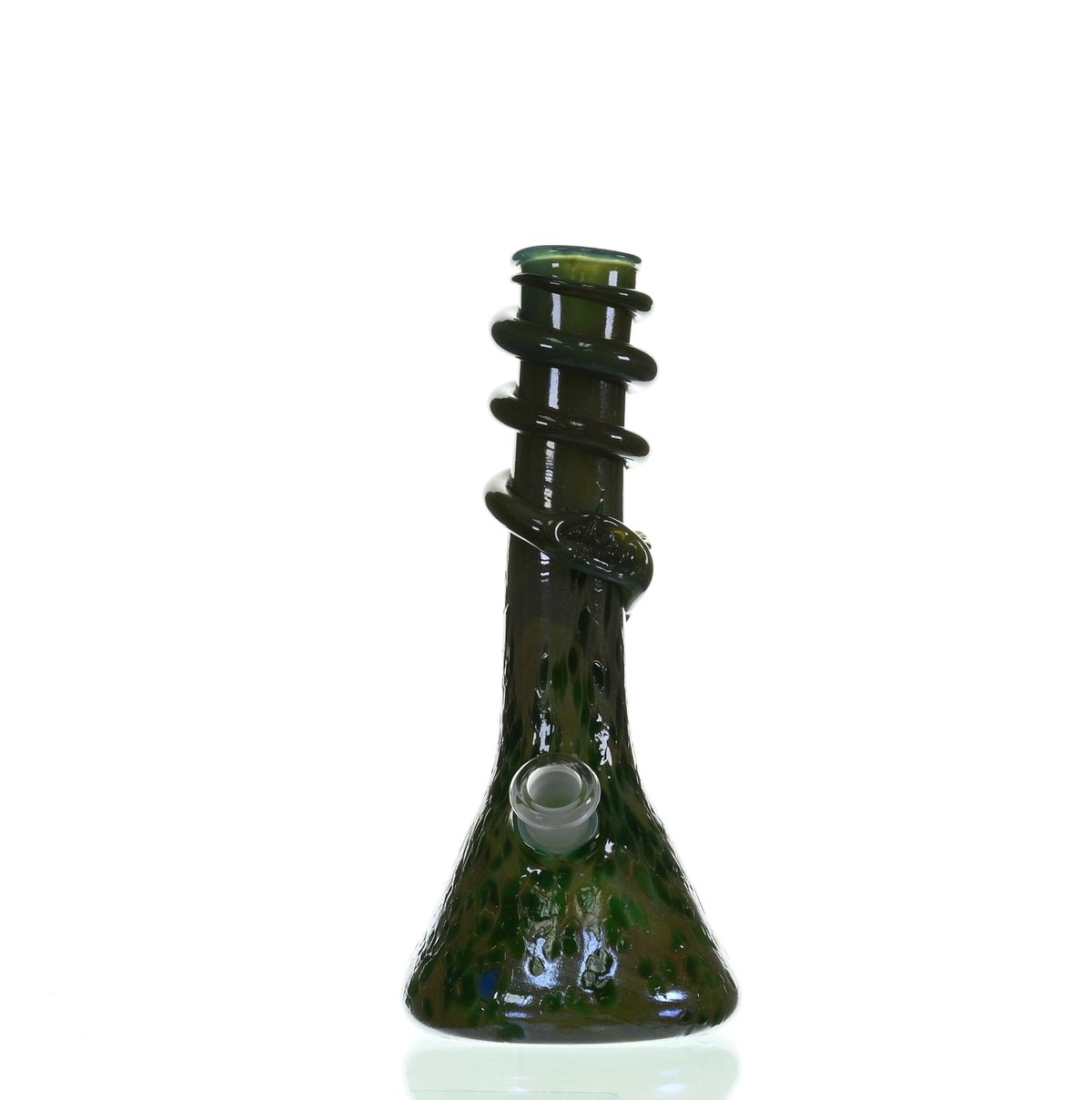 SPECIAL K GLASS Soft Glass Medium Cookie Handle Waterpipe #148 - Premium Glass Art at Smoke Spot