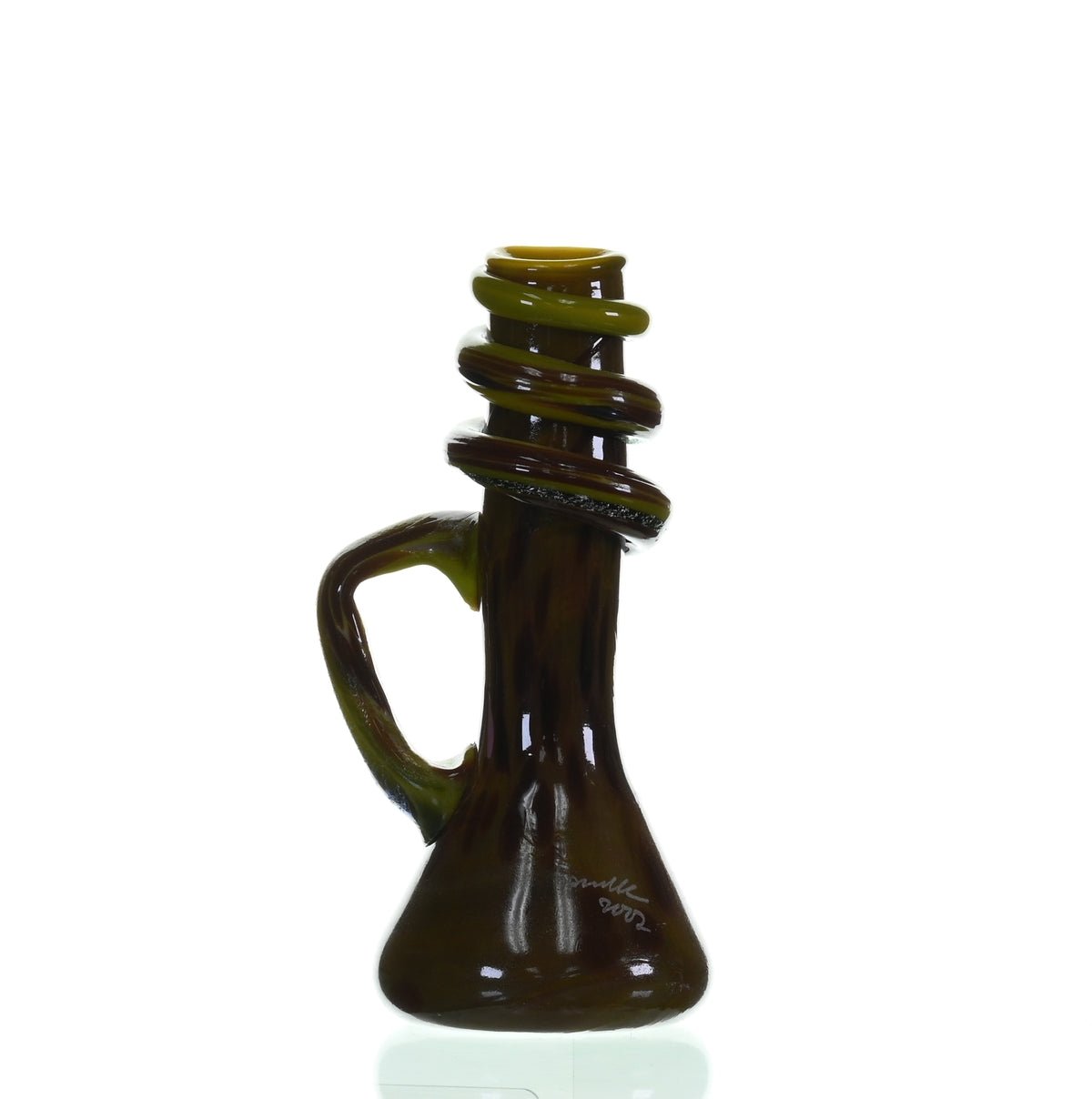 Art glass specialty waterpipe SPECIAL K GLASS Soft Glass Medium Cookie Handle #149