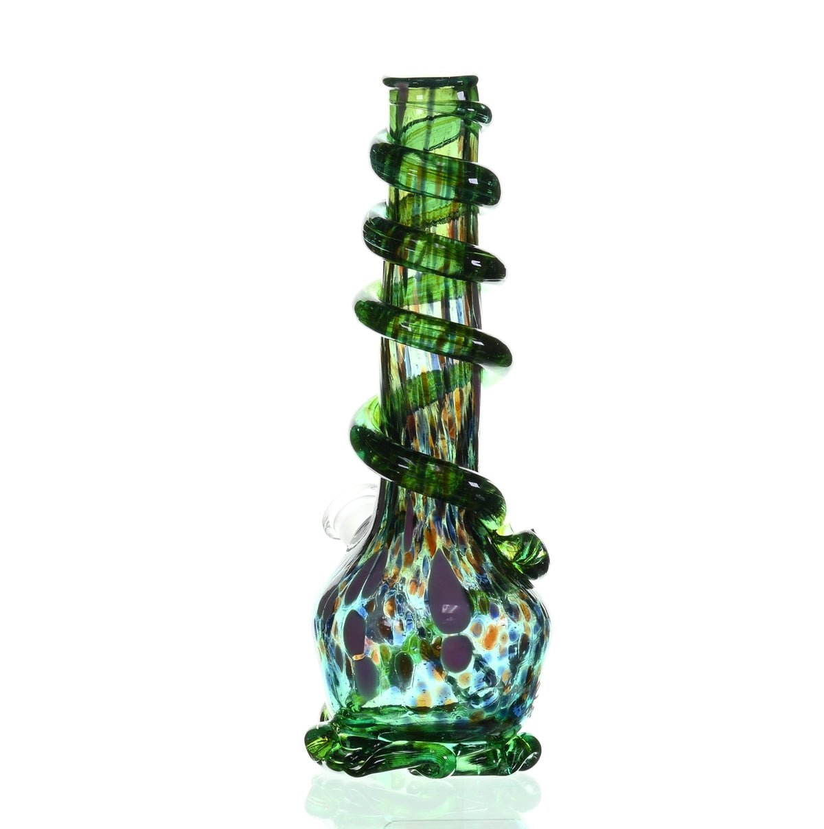 Special K Glass Soft Glass Medium Cookie Handle Waterpipe #151 Detail - Affordable Glass