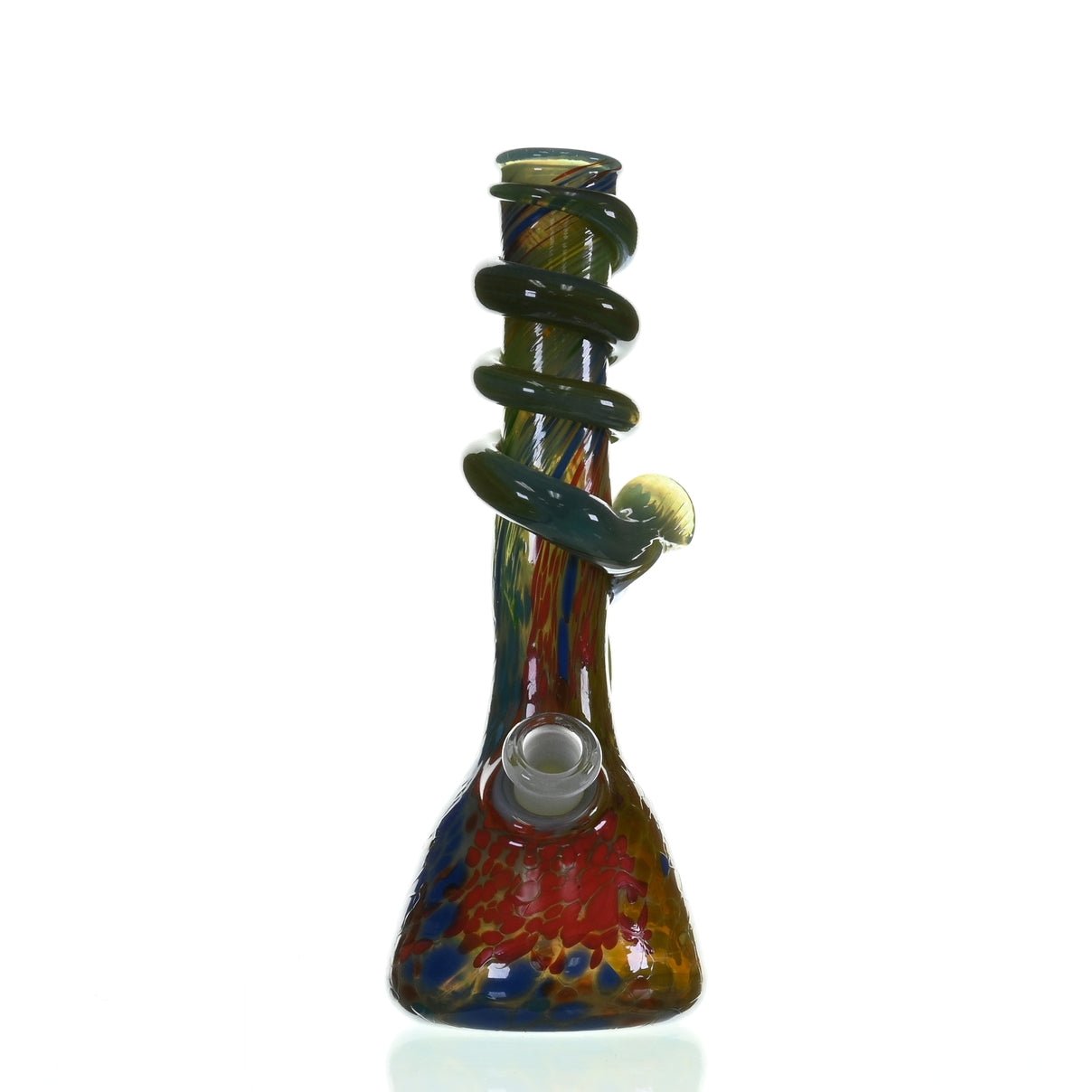 Special K Glass Soft Glass Medium Cookie Handle Waterpipe - Premium Glass Art at Smoke Spot