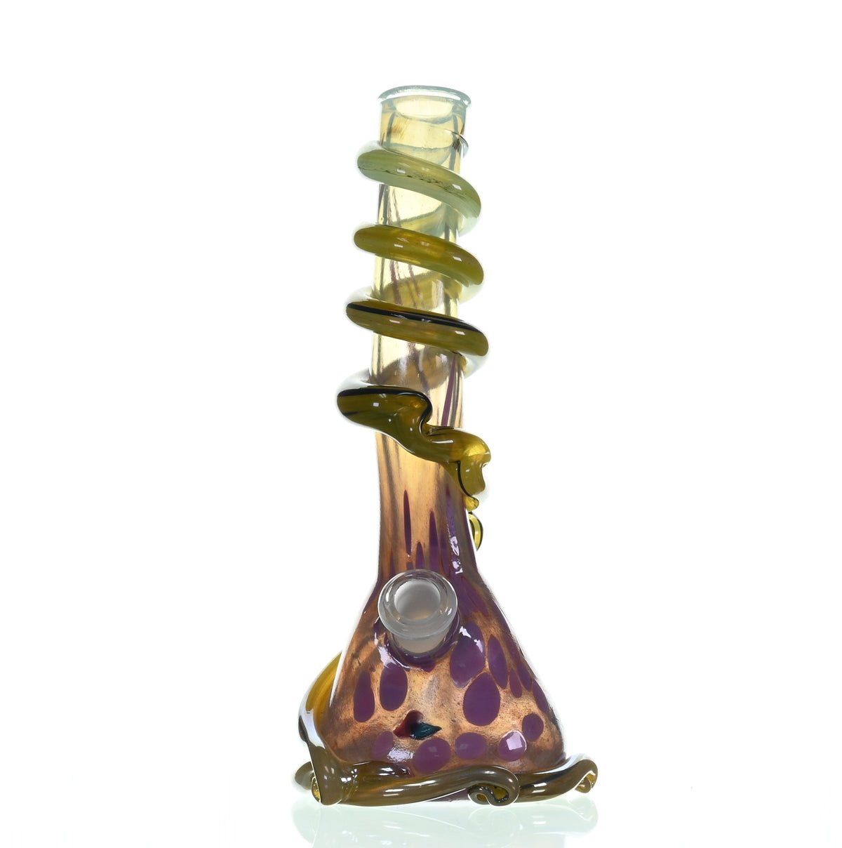 SPECIAL K GLASS Soft Glass Medium Cookie Handle #153 premium waterpipe for glass art enthusiasts