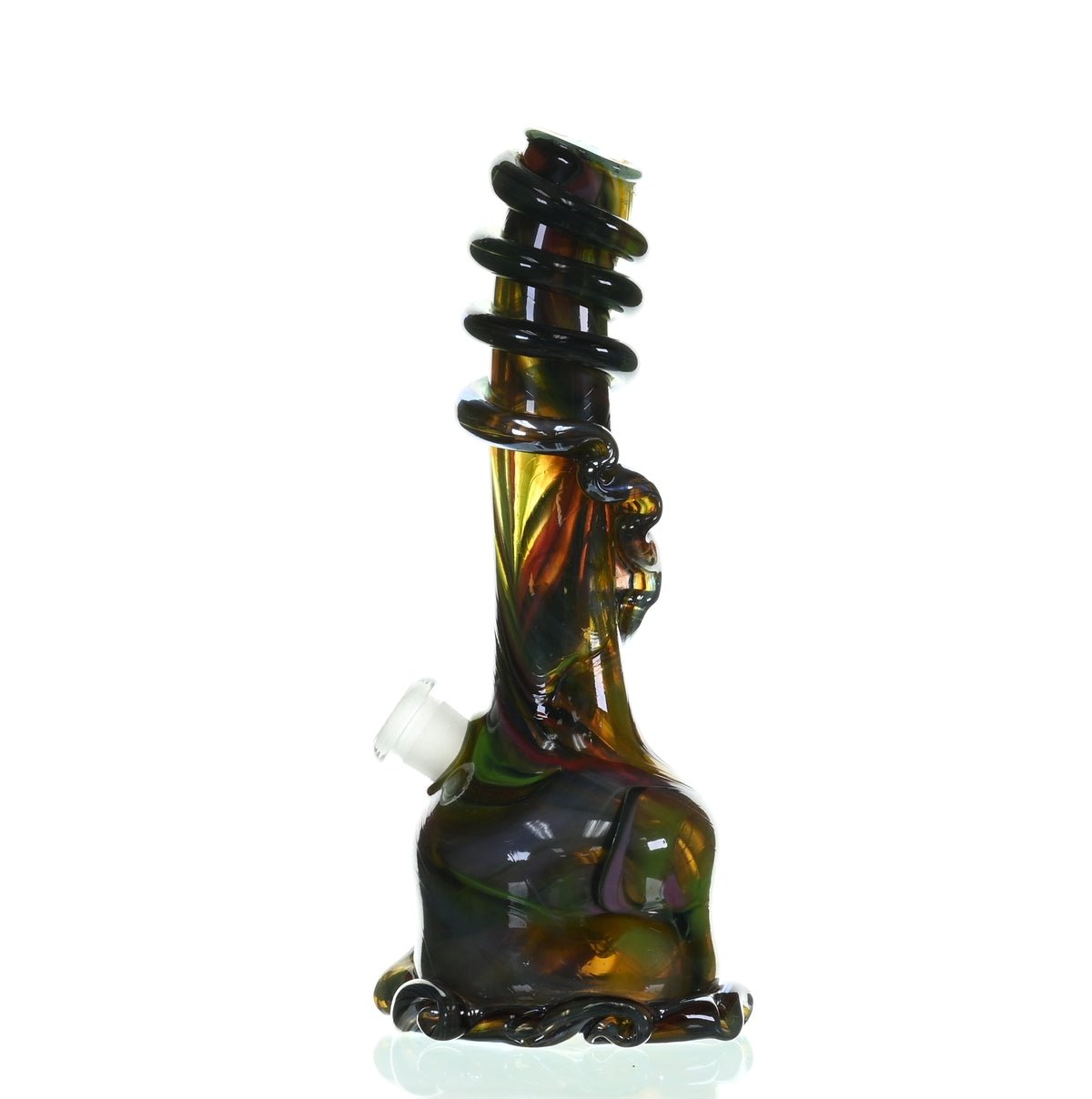 SPECIAL K GLASS Soft Glass Medium Cookie Handle #154 close-up detail - Smoke Spot