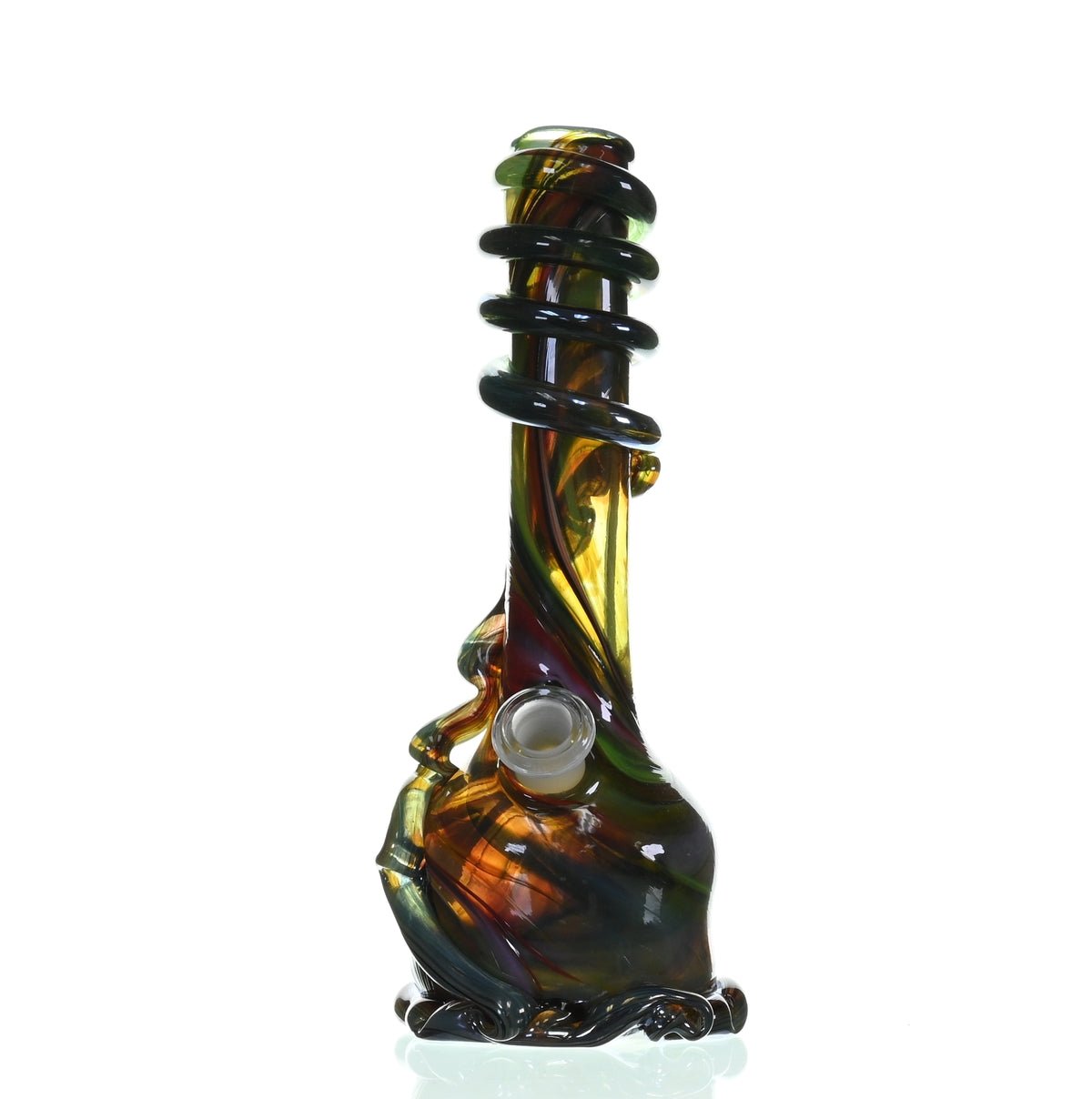 SPECIAL K GLASS Soft Glass Medium Cookie Handle #154 premium waterpipe - Smoke Spot