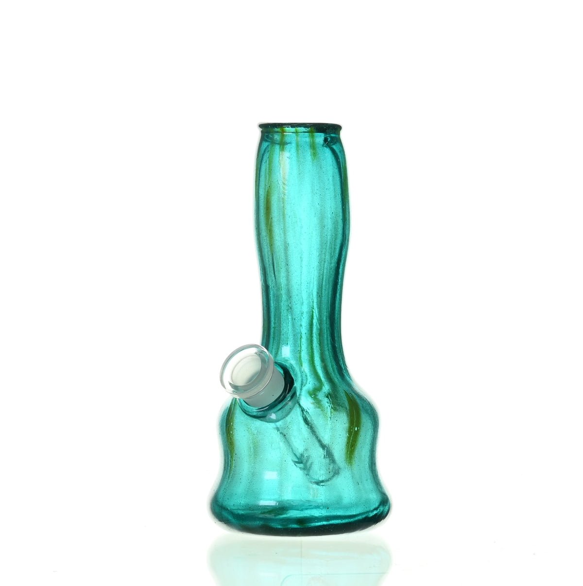 SPECIAL K GLASS Soft Glass Small Bullet #111 Side View - Smoke Spot Glass