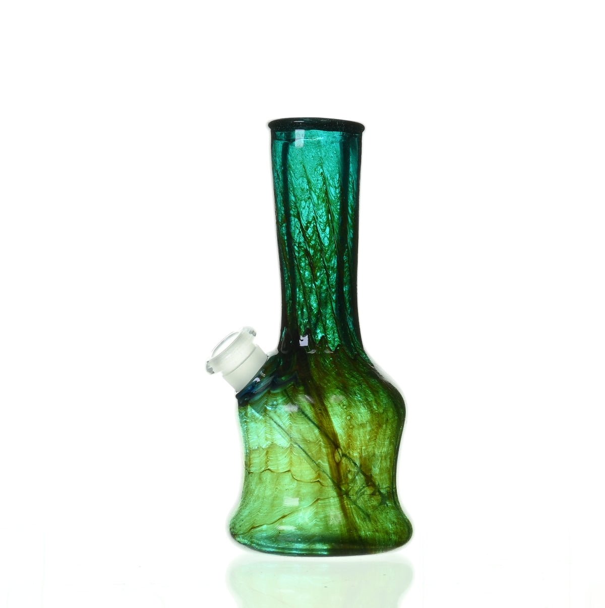 Close-up of 18mm joint on SPECIAL K GLASS Soft Glass Small Bullet #112