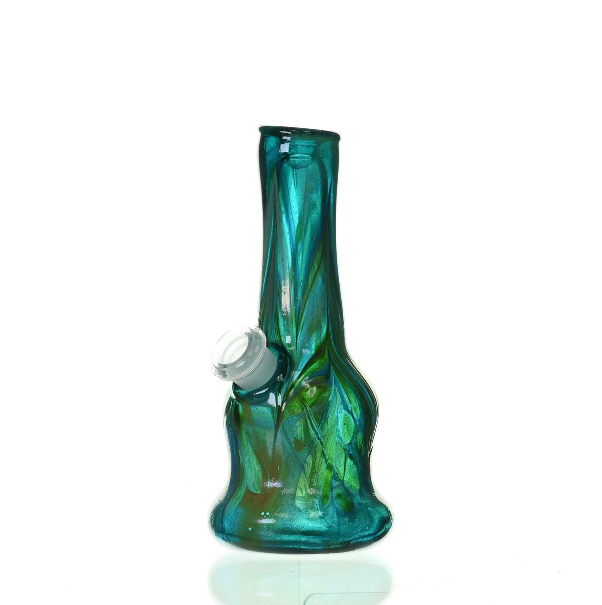 Side view of SPECIAL K GLASS Soft Glass Small Bullet #113 waterpipe - Smoke Spot Glass