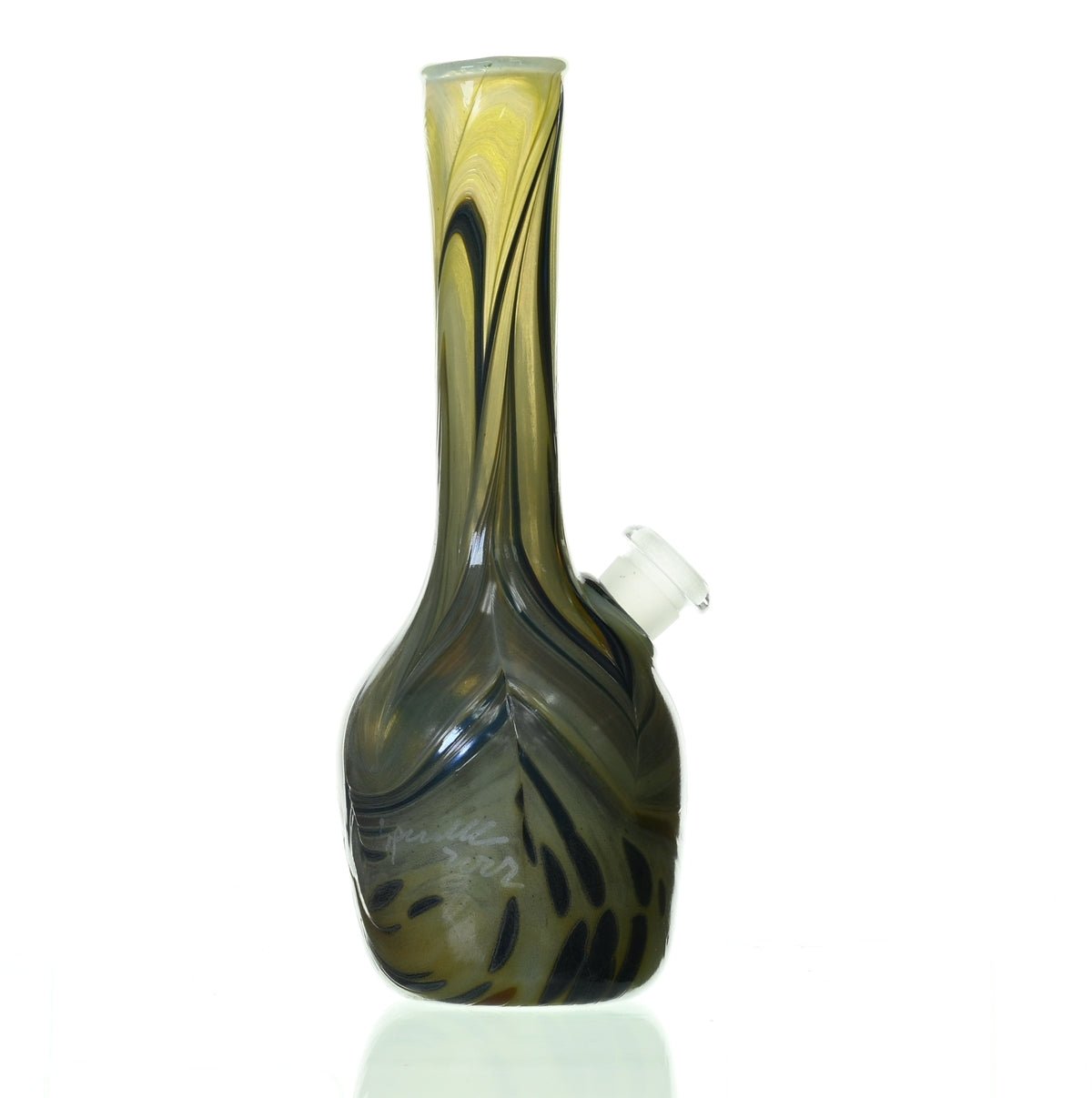 Premium soft glass waterpipe SPECIAL K GLASS Small Bullet #116