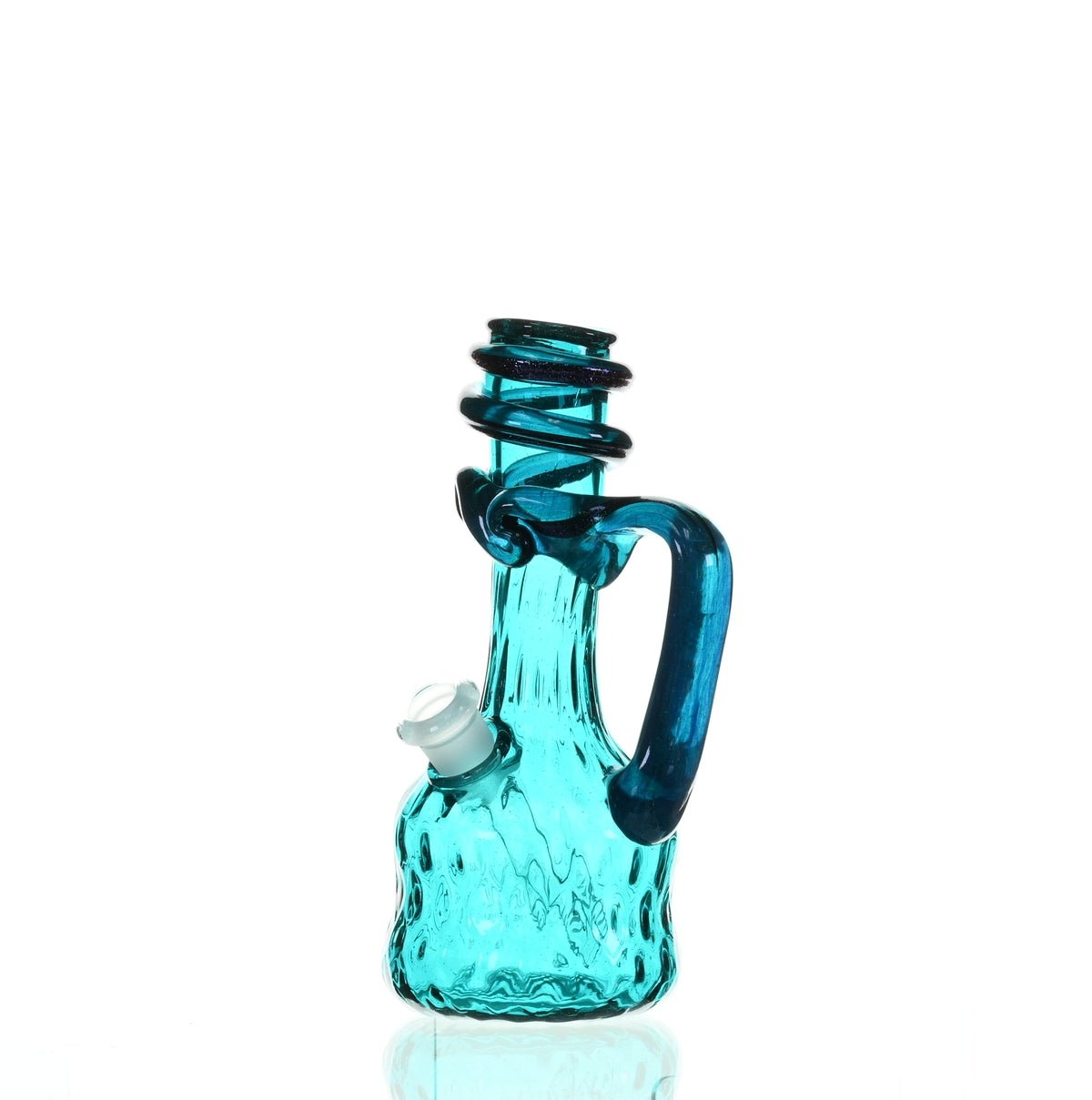 Side view of SPECIAL K GLASS Soft Glass Small Cookie Handle #138 waterpipe