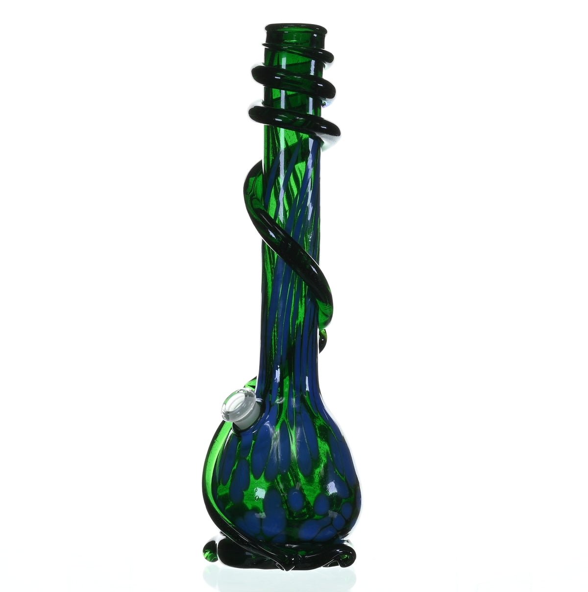 Side view of SPECIAL K GLASS Soft Glass XL Cookie Handle #206 waterpipe