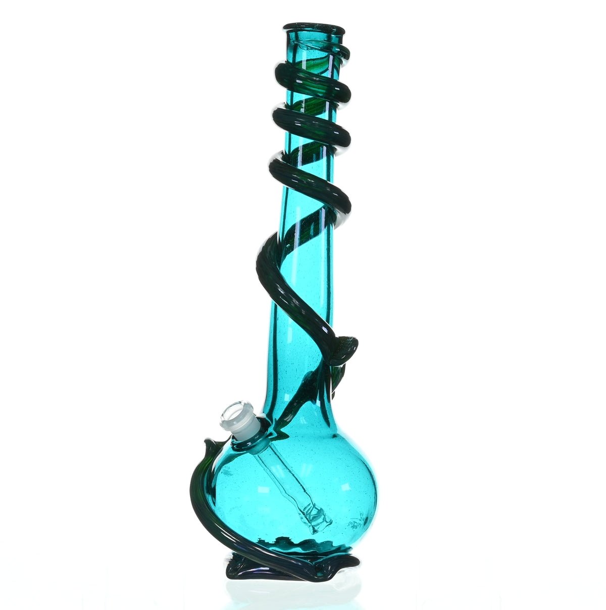 Side view of SPECIAL K GLASS Soft Glass XL Cookie Handle #208 showcasing soft glass craftsmanship