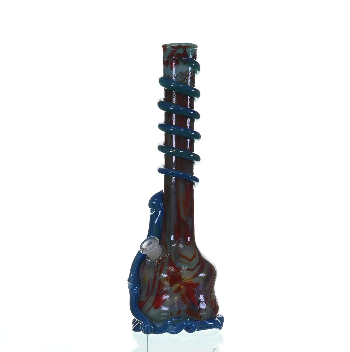 Side view of SPECIAL K GLASS Soft Glass XL Cookie Handle #210 waterpipe - Smoke Spot Smoke Shop