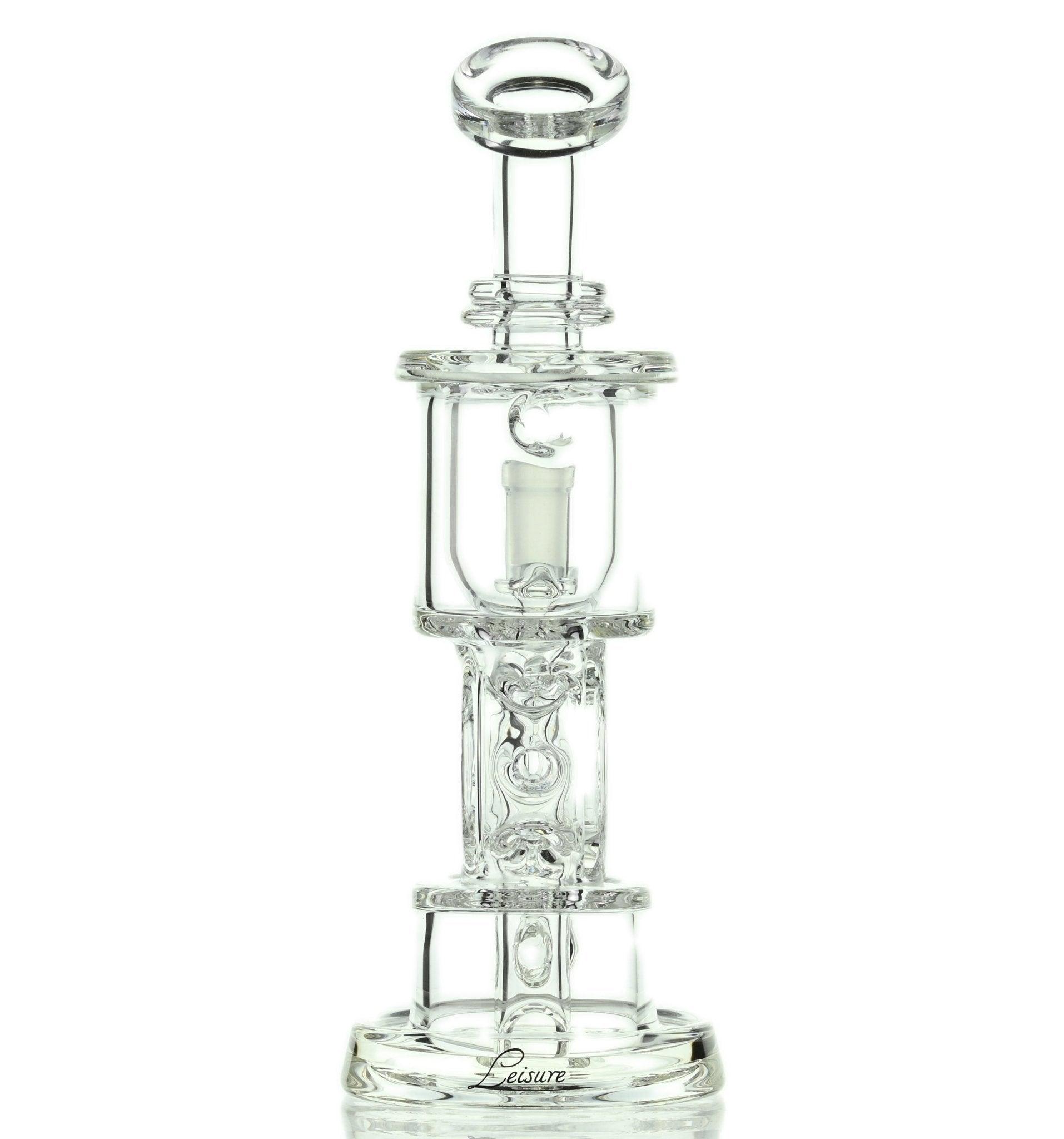 Swiss Donut incycler by leisure clear - Smoke Spot Smoke Shop