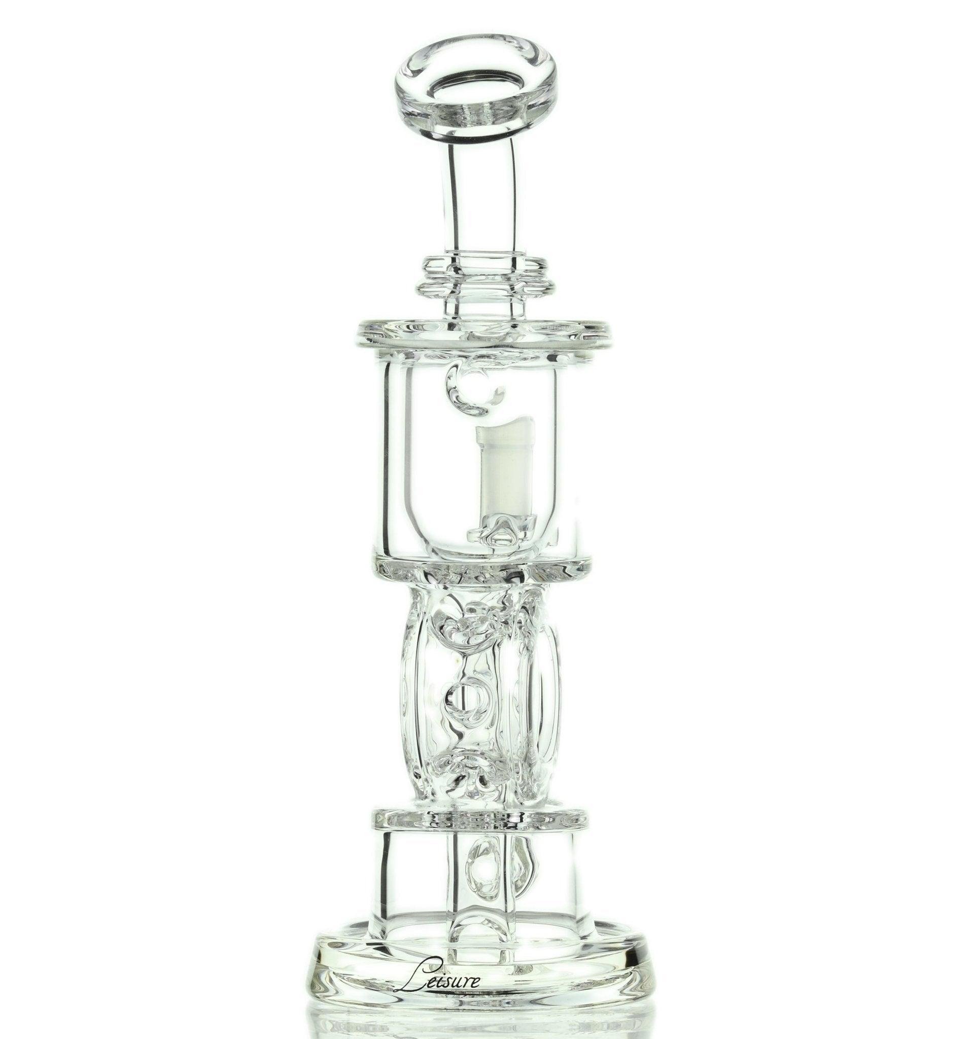 Swiss Donut incycler by leisure clear - Smoke Spot Smoke Shop