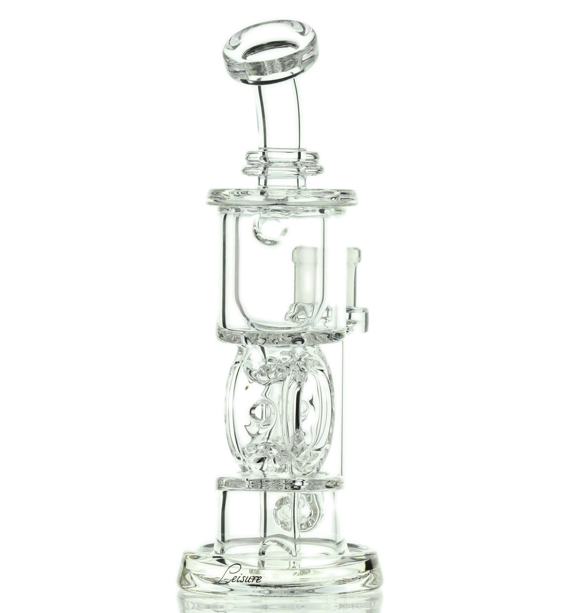 Swiss Donut incycler by leisure clear - Smoke Spot Smoke Shop