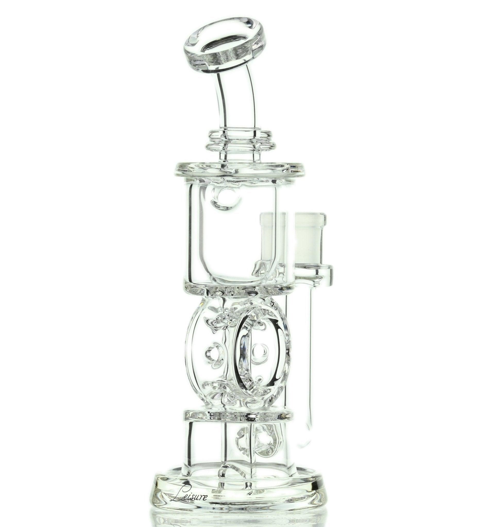 Swiss Donut incycler by leisure clear - Smoke Spot Smoke Shop