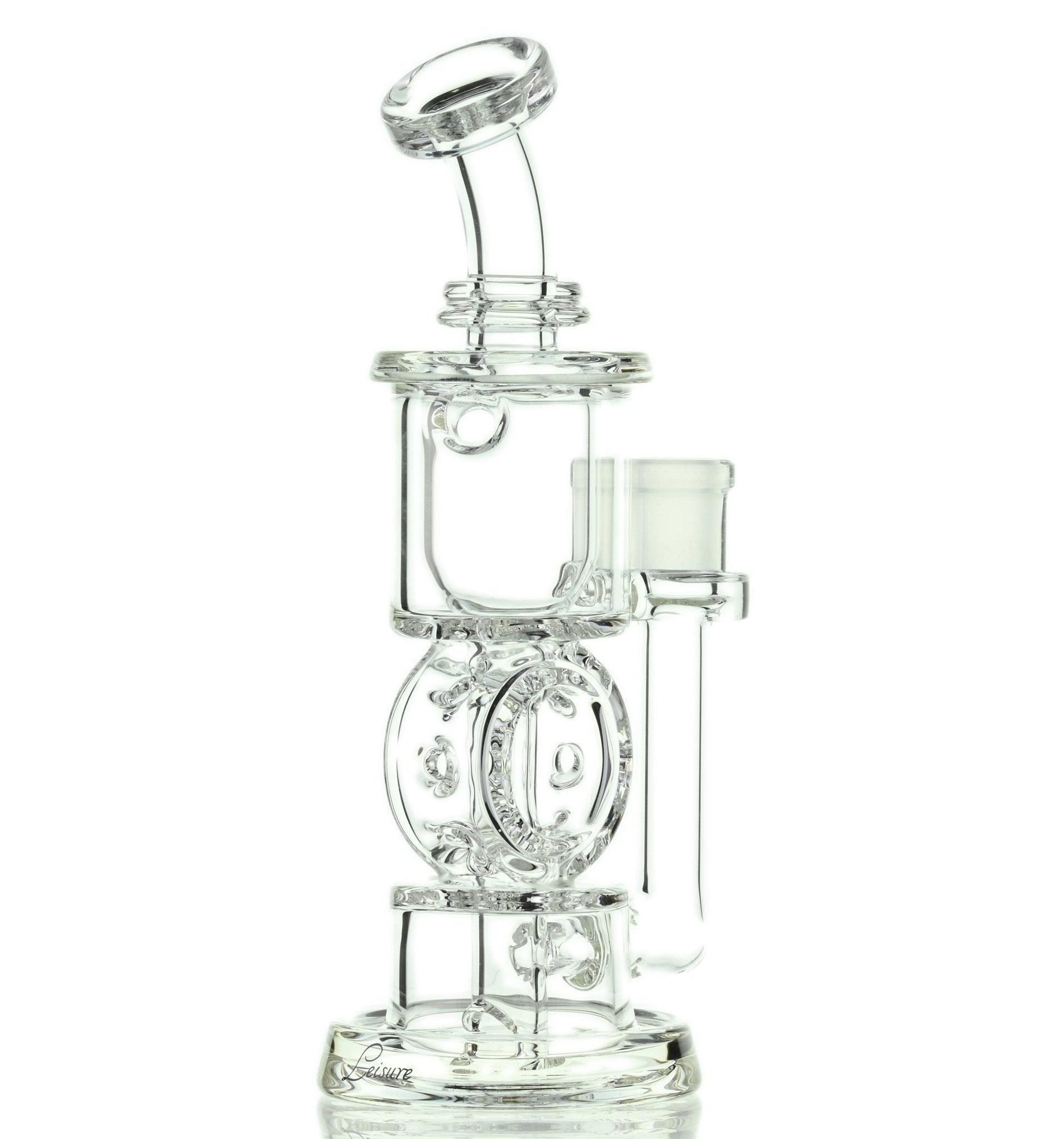 Swiss Donut incycler by leisure clear - Smoke Spot Smoke Shop