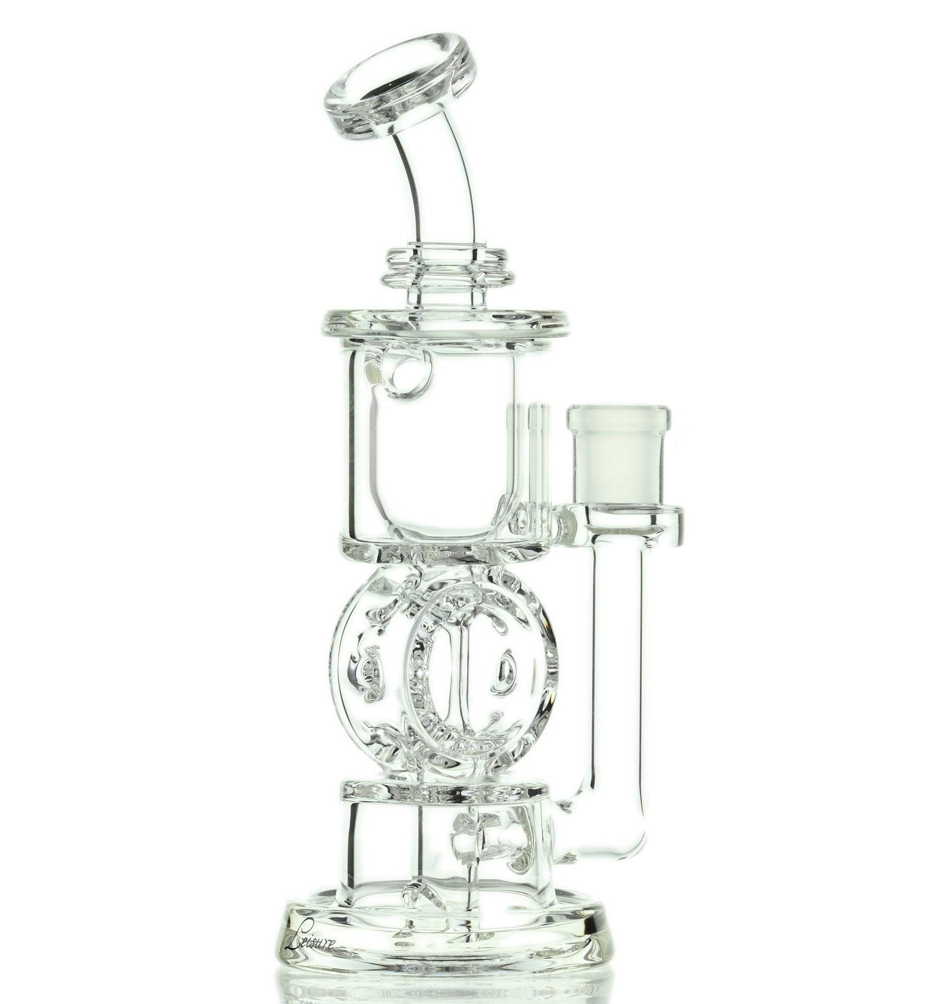 Swiss Donut incycler by leisure clear - Smoke Spot Smoke Shop