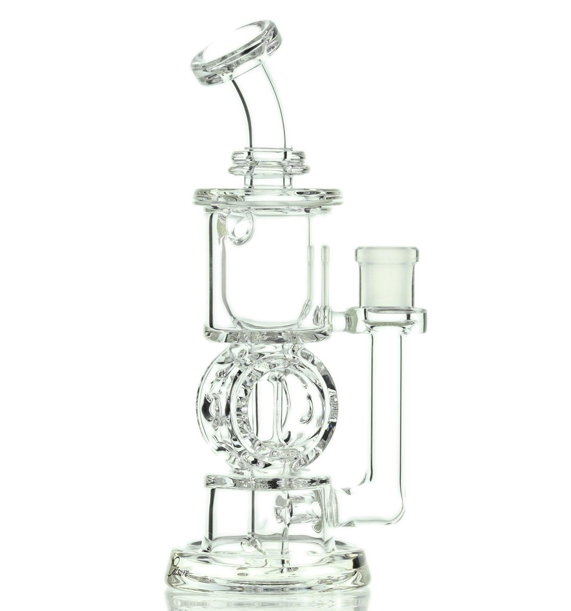 Swiss Donut incycler by leisure clear - Smoke Spot Smoke Shop