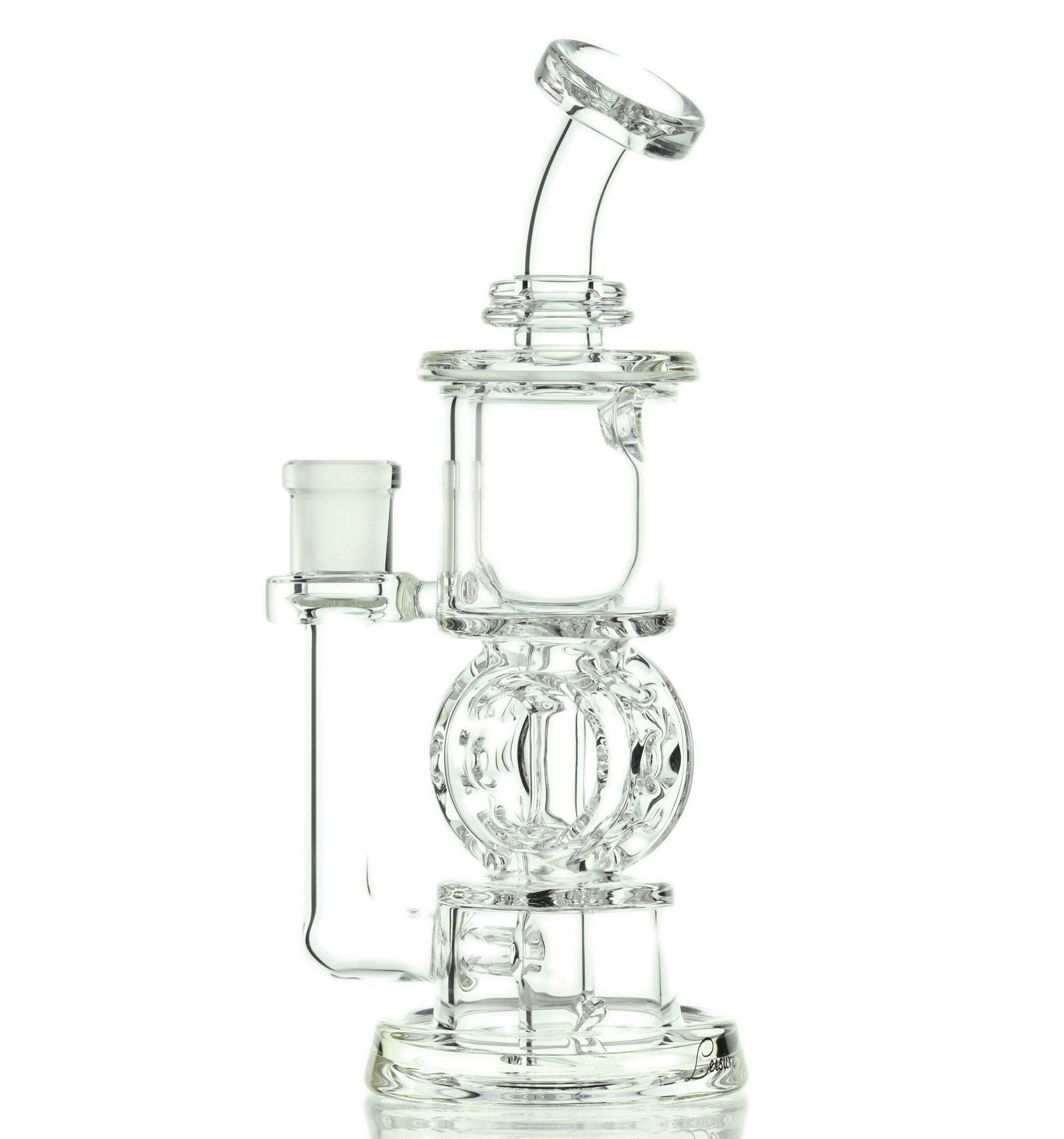 Swiss Donut incycler by leisure clear - Smoke Spot Smoke Shop