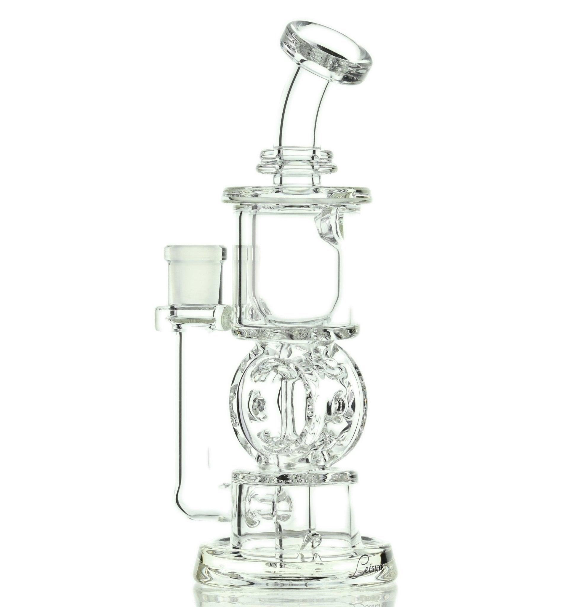 Swiss Donut incycler by leisure clear - Smoke Spot Smoke Shop