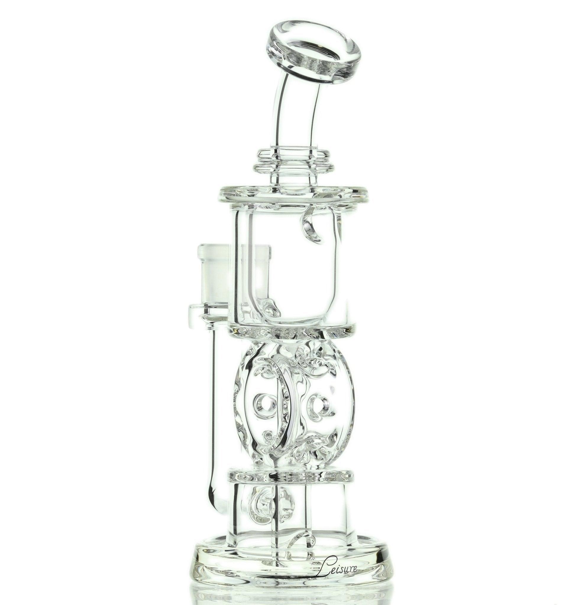 Swiss Donut incycler by leisure clear - Smoke Spot Smoke Shop