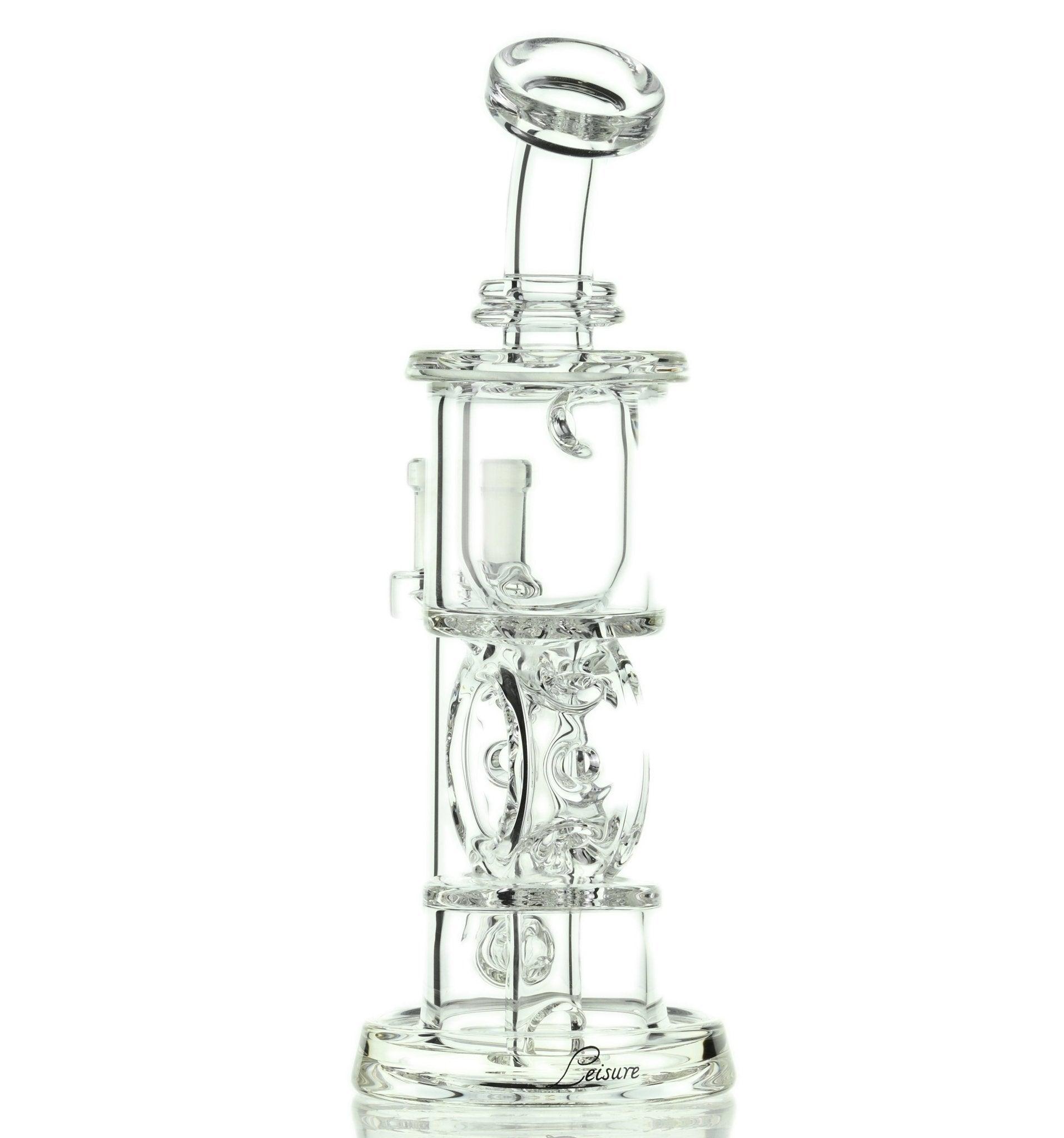 Swiss Donut incycler by leisure clear - Smoke Spot Smoke Shop