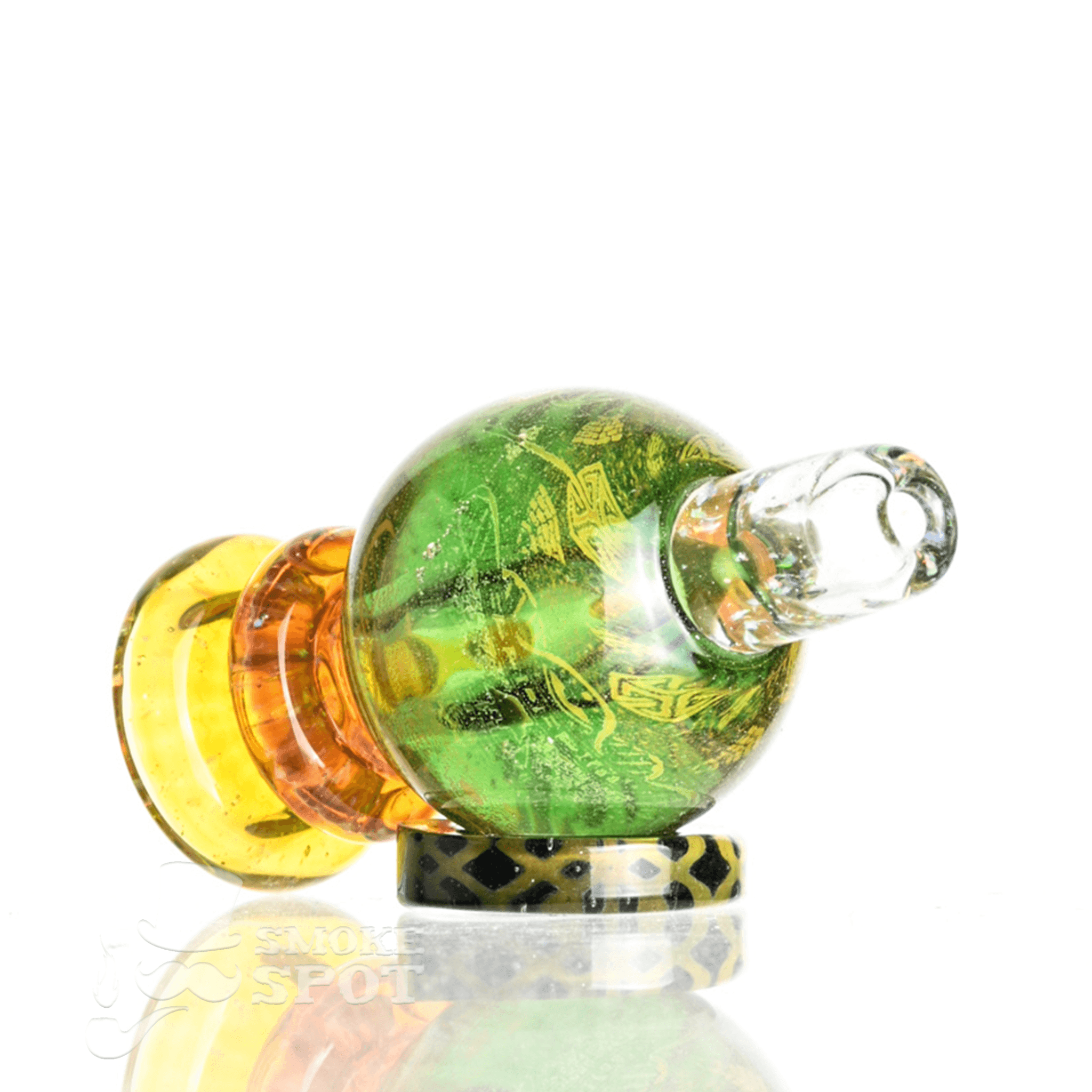 Taco Glass Bubble Cap #110 premium glass carb cap side profile