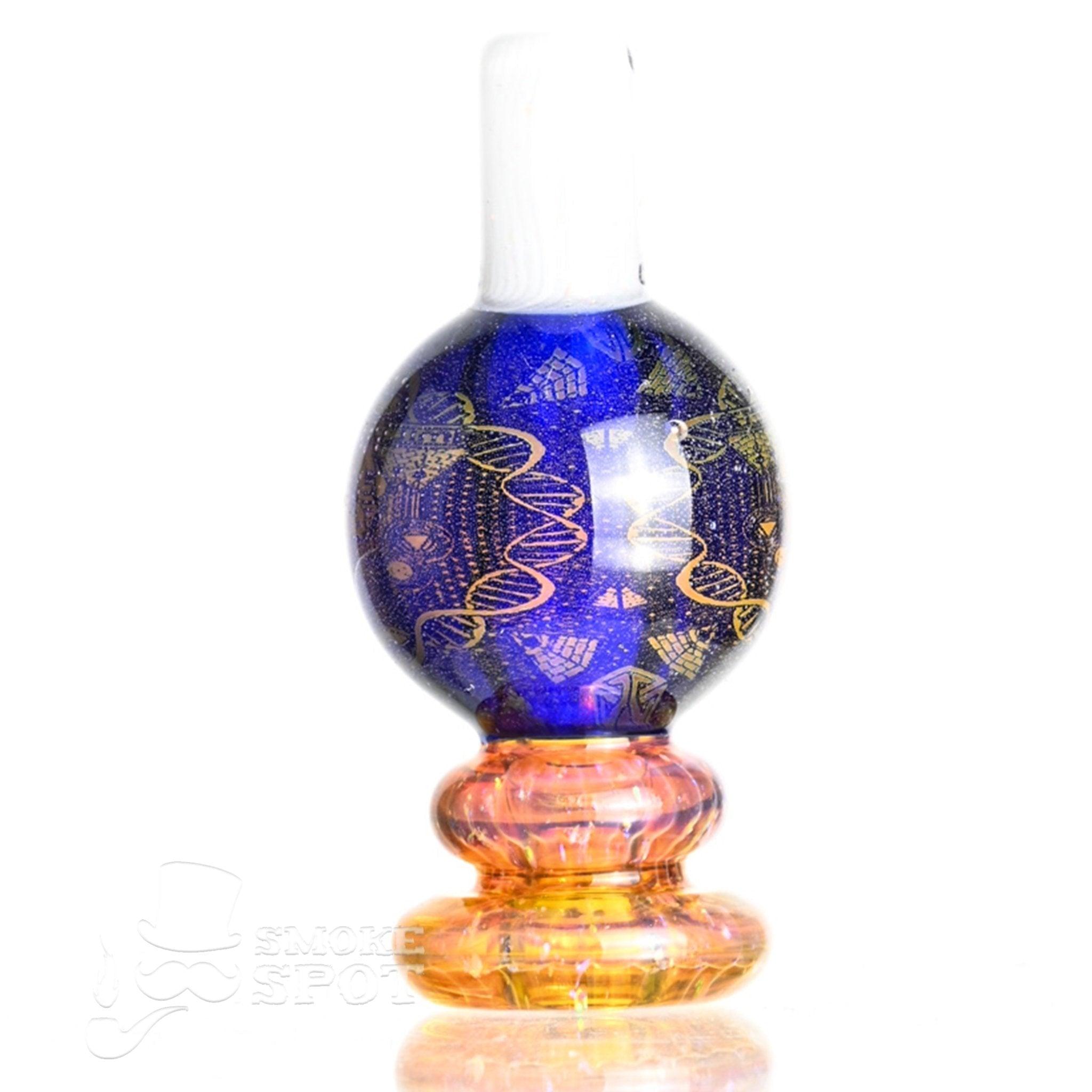 Close-up of Taco Glass Bubble Cap #111 glass carb cap by SSV