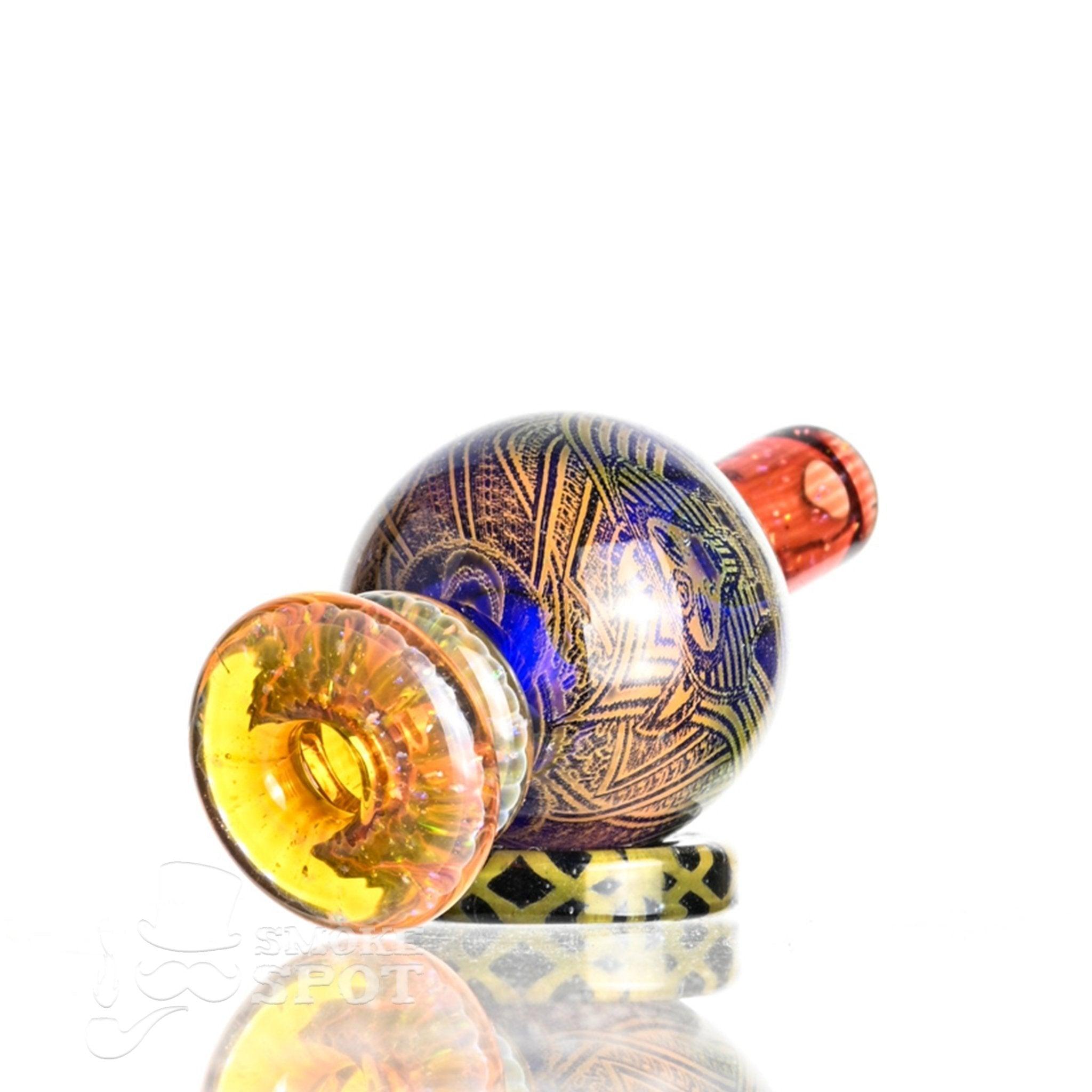 Taco Glass Bubble Cap #114 glass accessory with hologram bubble design