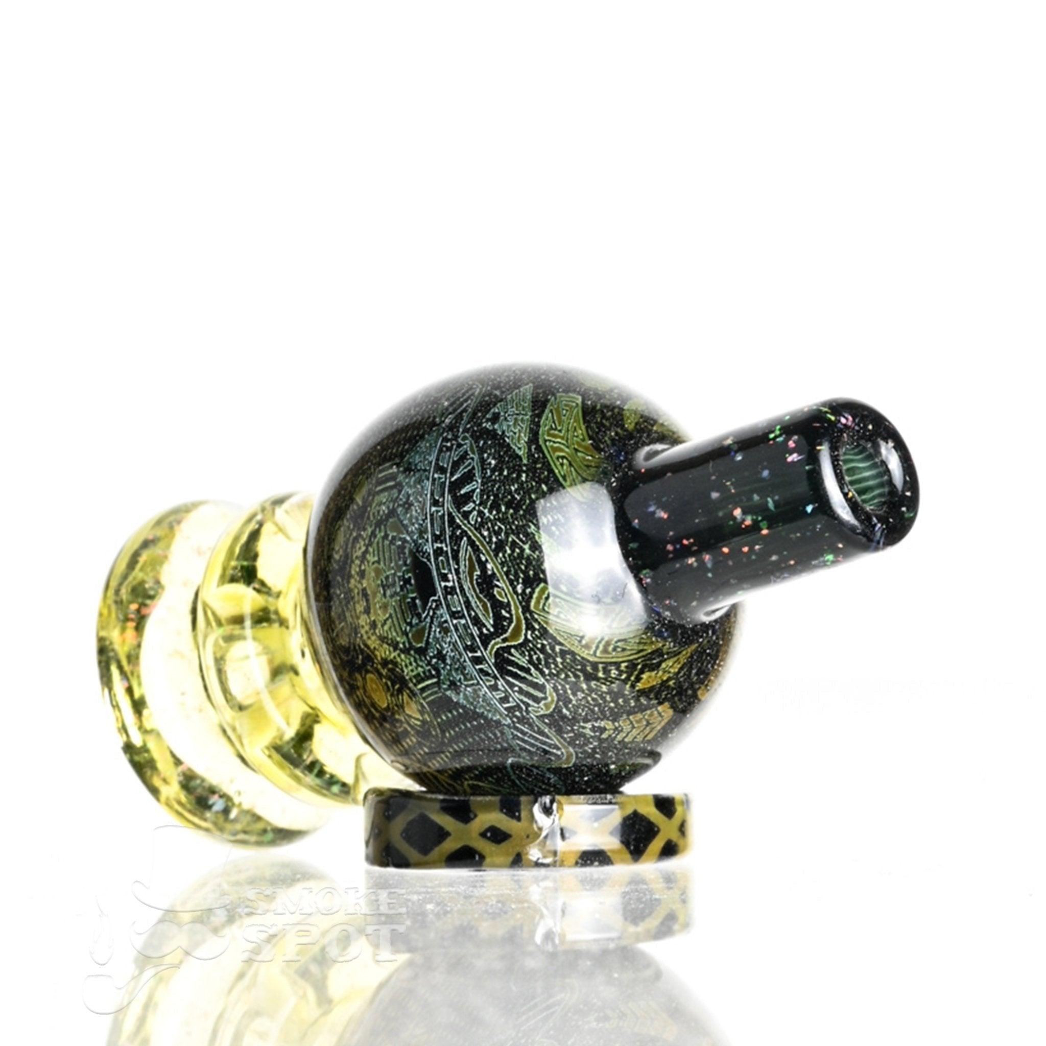 Taco Glass Bubble Cap #115 premium glass carb cap side profile