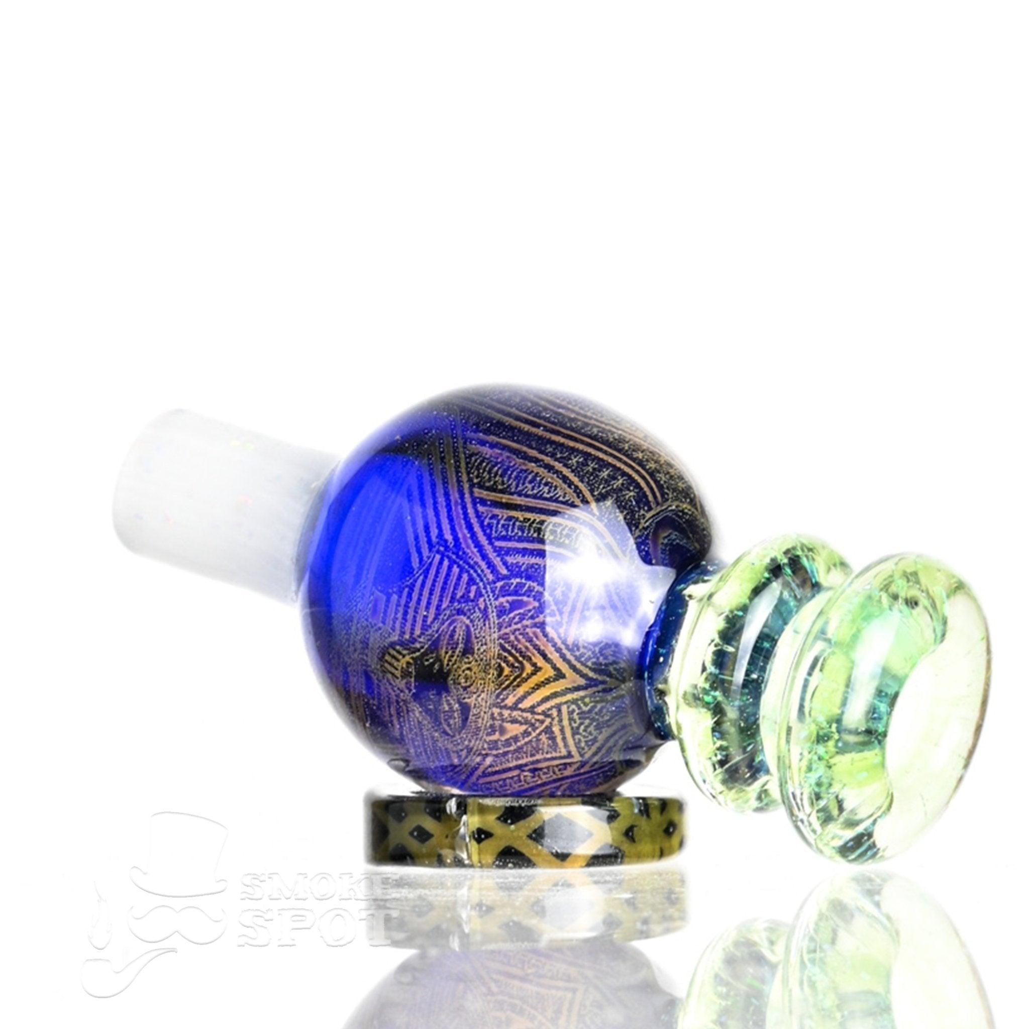 Taco Glass Bubble Cap #117 displayed on a dab rig