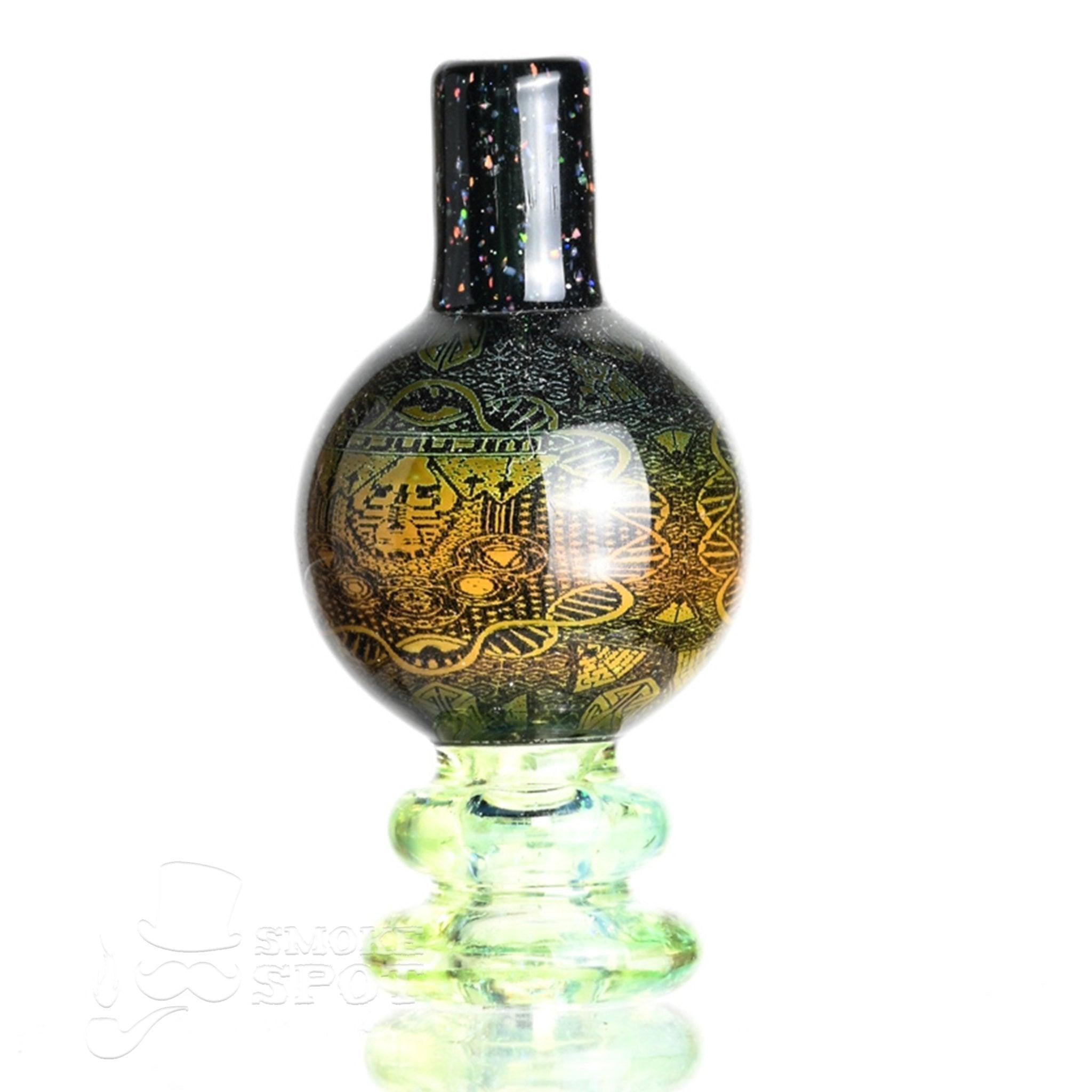 Taco Glass Bubble Cap #118 showing top view of bubble design