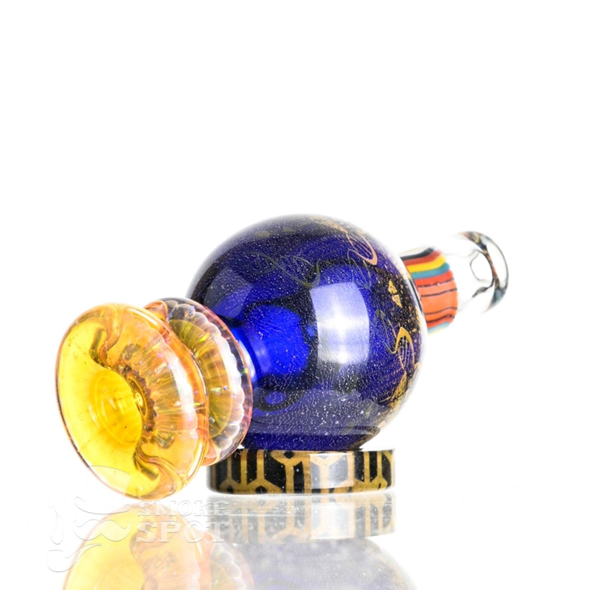 Taco Glass Bubble Cap #124 detailed craftsmanship of glass carb cap