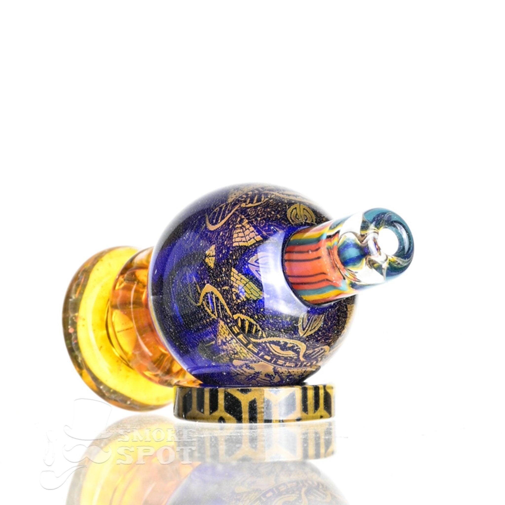 Taco Glass Bubble Cap #124 premium glass carb cap side profile
