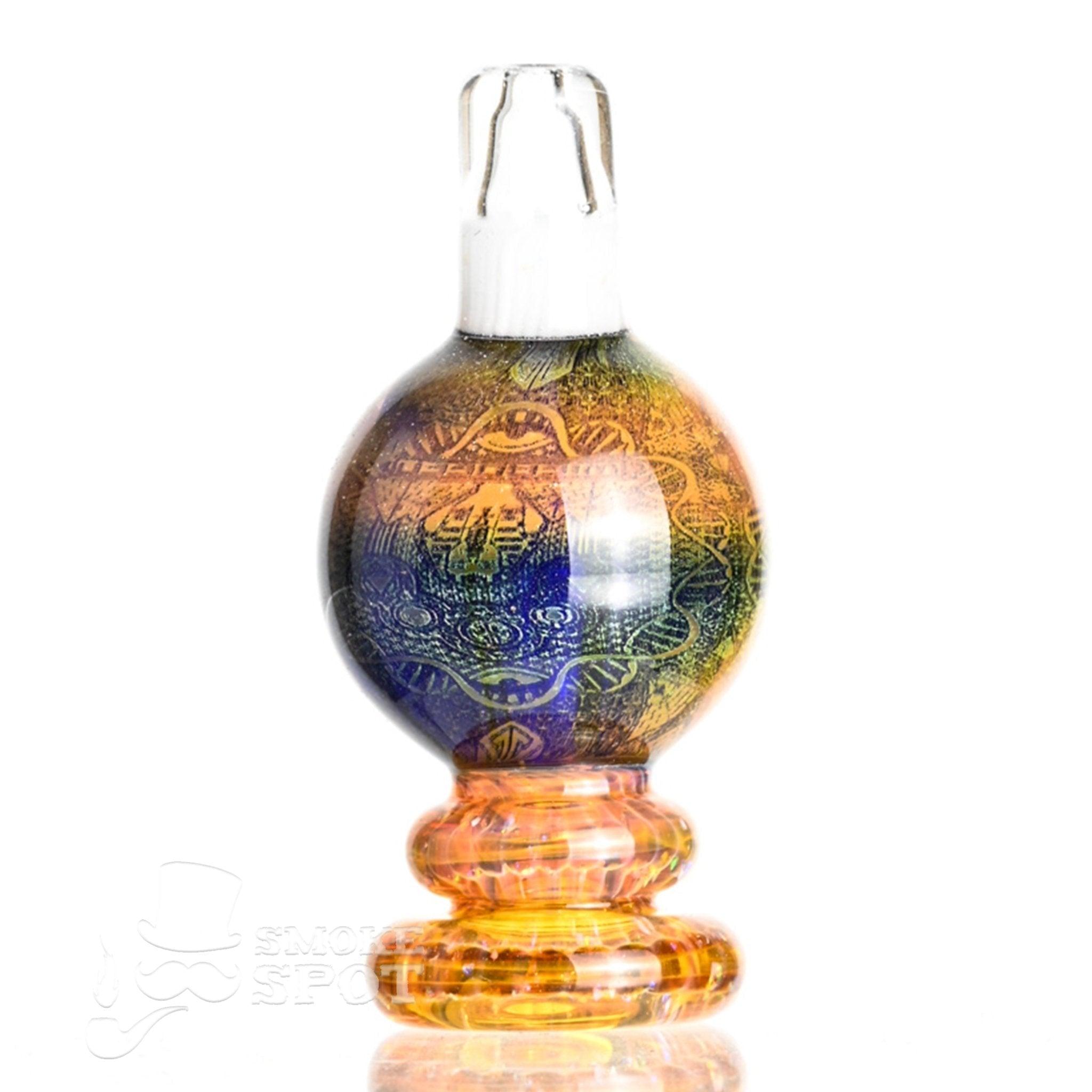 Taco Glass Bubble Cap #125 showing top view of bubble cap design