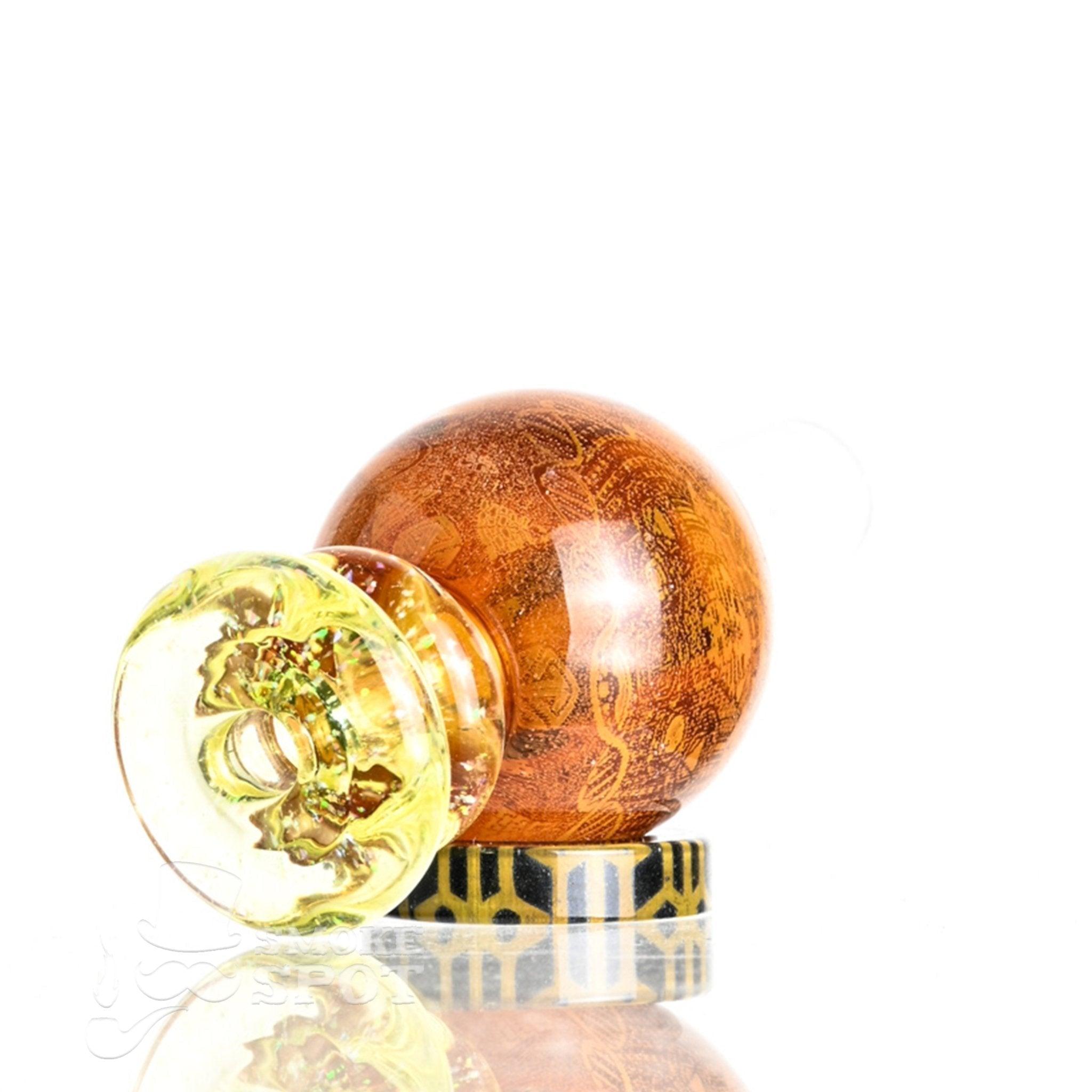 Close-up of Taco Glass Bubble Cap #128 - Smoke Spot Smoke Shop