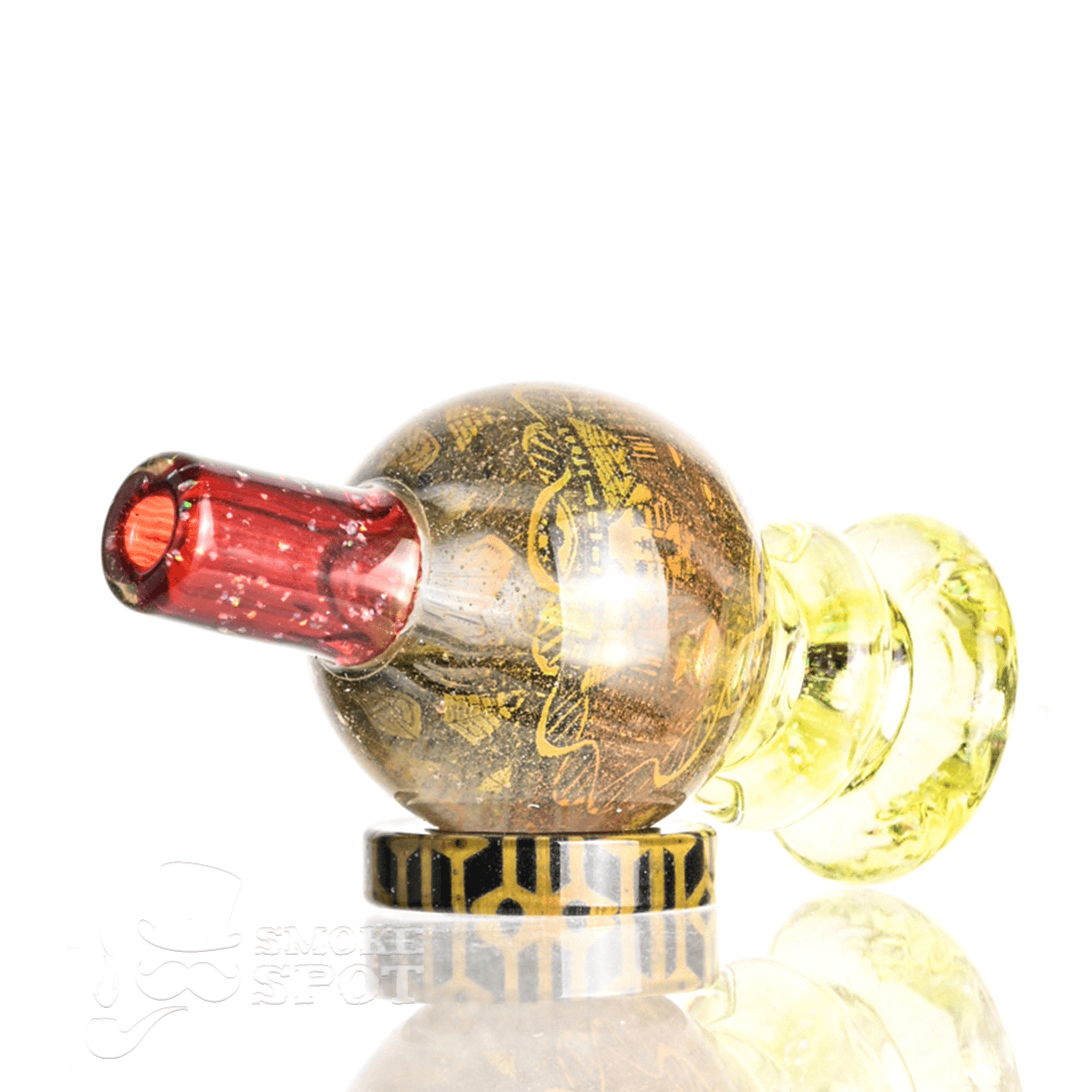 Taco Glass Bubble Cap #129 premium glass carb cap side profile