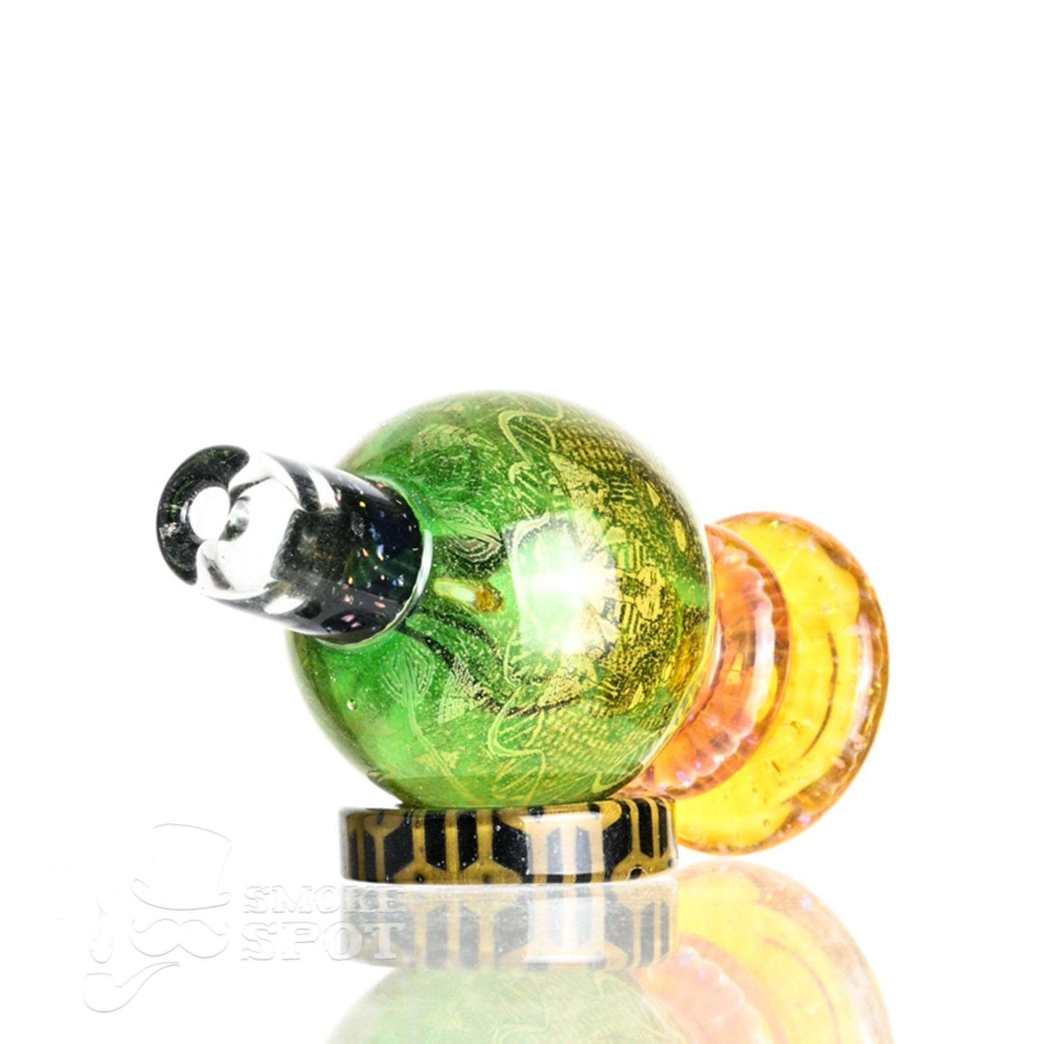 Taco Glass Bubble Cap #130 holgram bubble cap for enhanced dabbing - Smoke Spot
