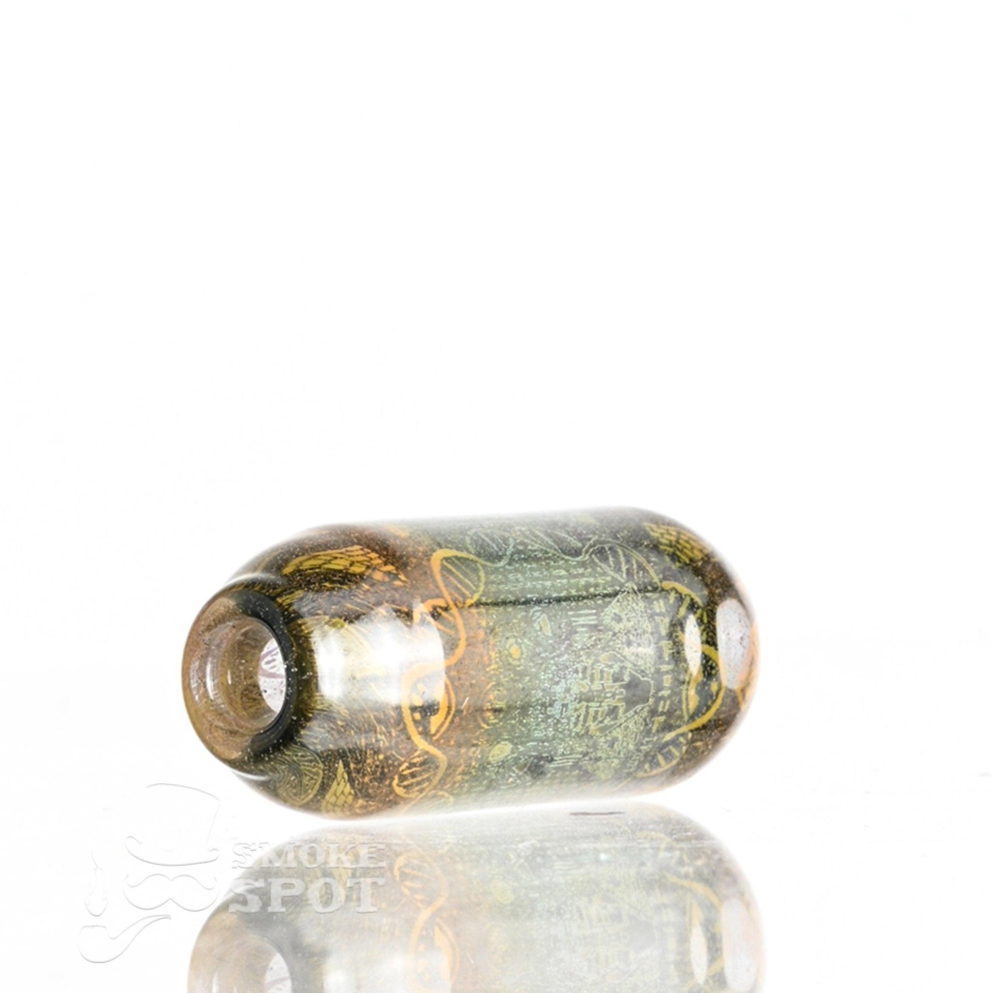 Taco Glass Bubble Cap #132 Light Color Holgram Pendant angled view