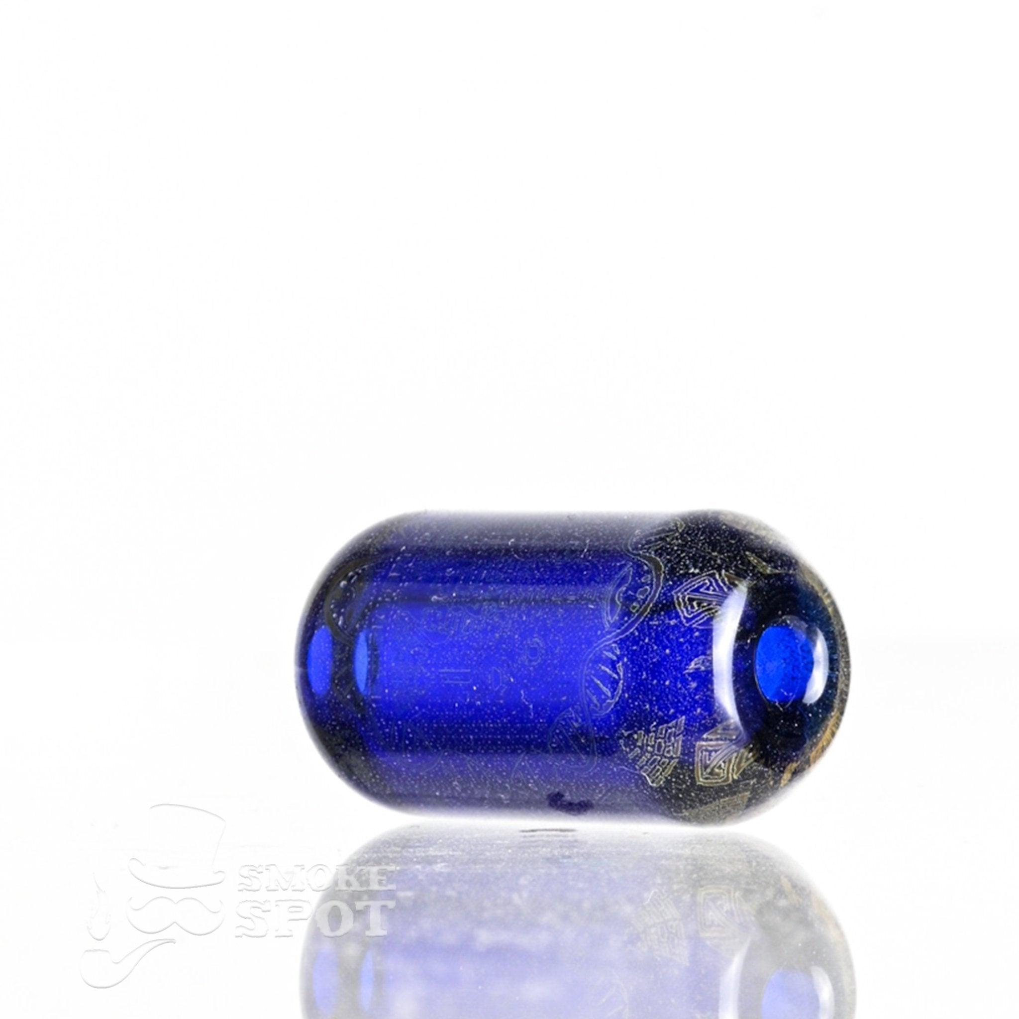 Taco Glass Bubble Cap blue color
