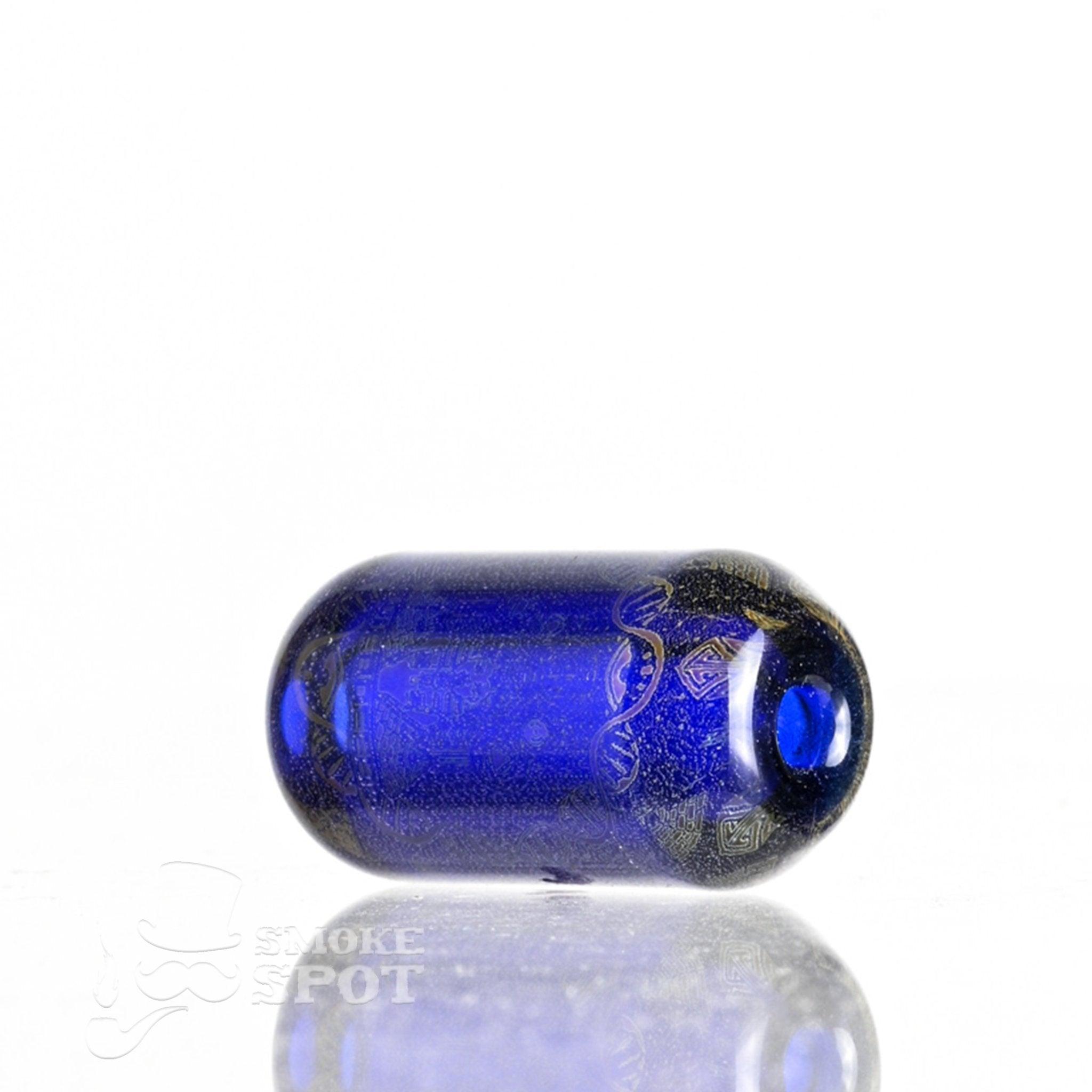 Taco Glass Bubble Cap blue color